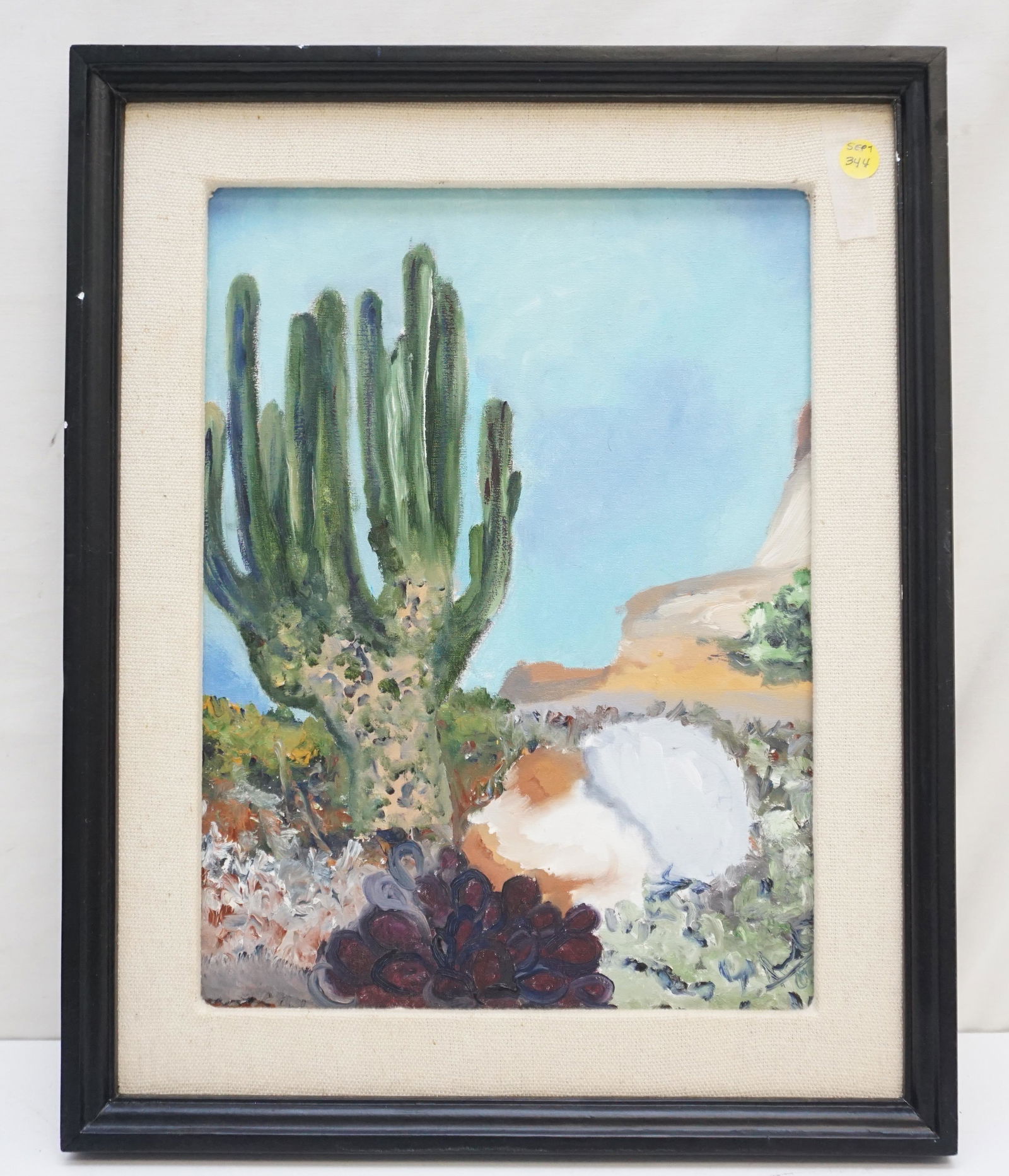 ORIGINAL DESERT CACTUS ACRYLIC PAINTING (1 of 7)