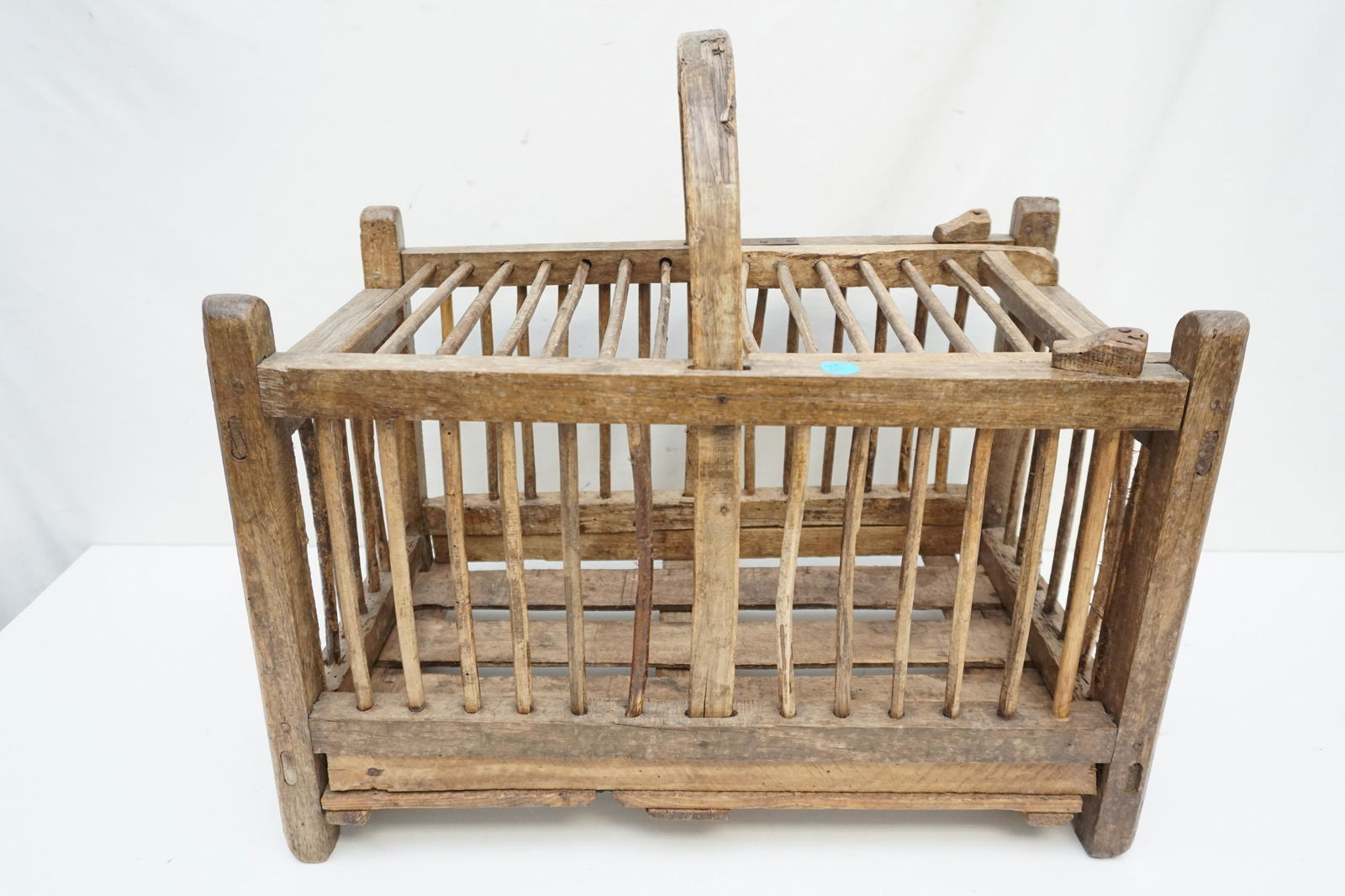 ANTIQUE FRENCH CHICKEN CARRIER (1 of 8)
