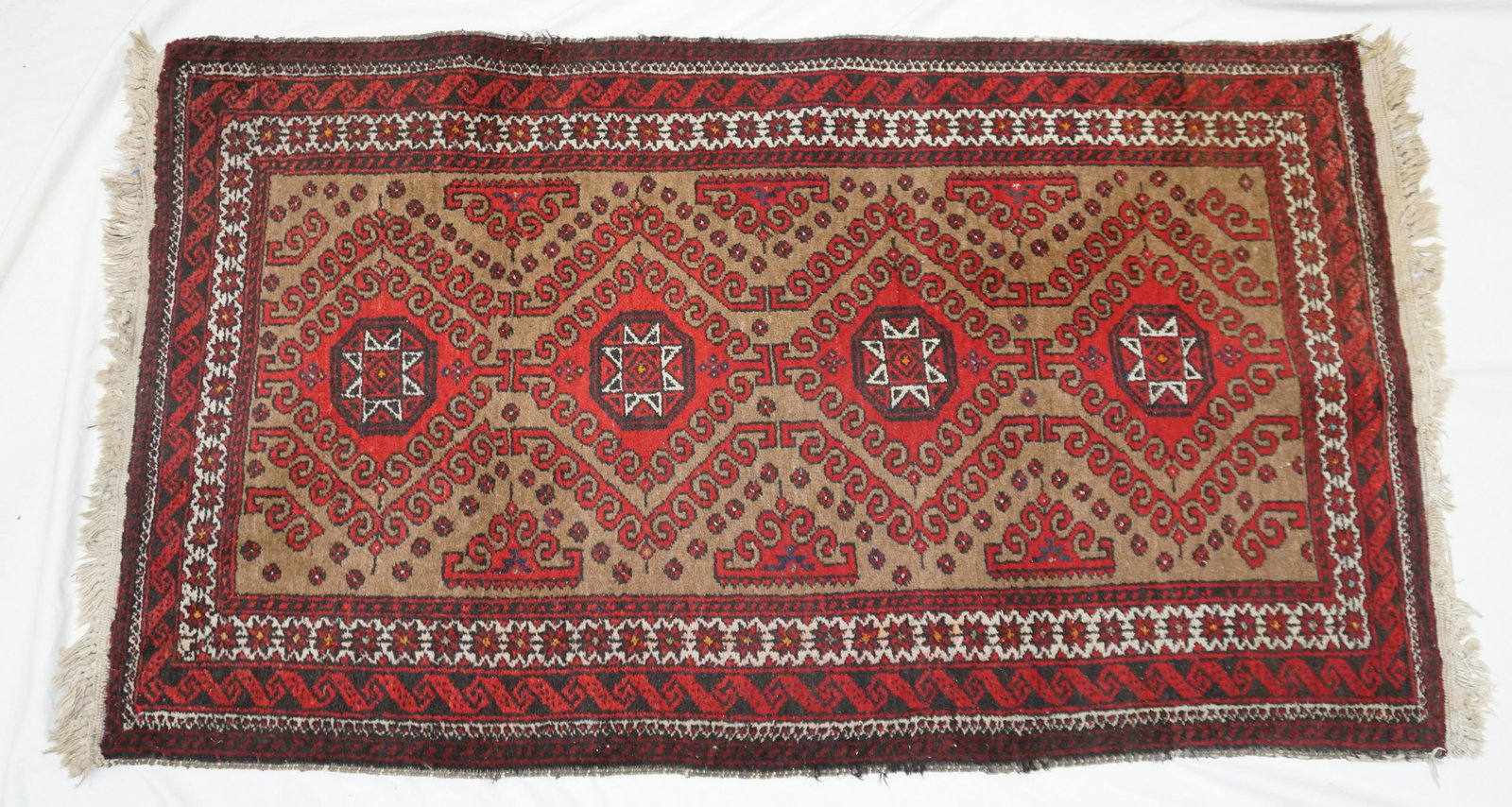 SEMI ANTIQUE HAND KNOTTED BALUCH RUG (1 of 5)
