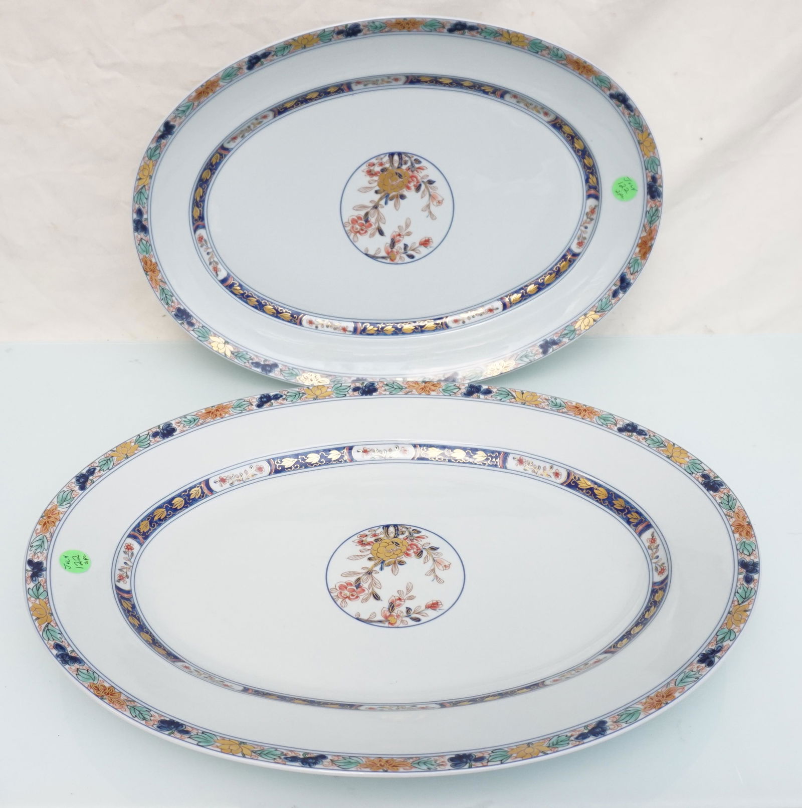 2 LARGE RAYNAUD LIMOGES KOUTANI (CELADON) PLATTERS (1 of 7)