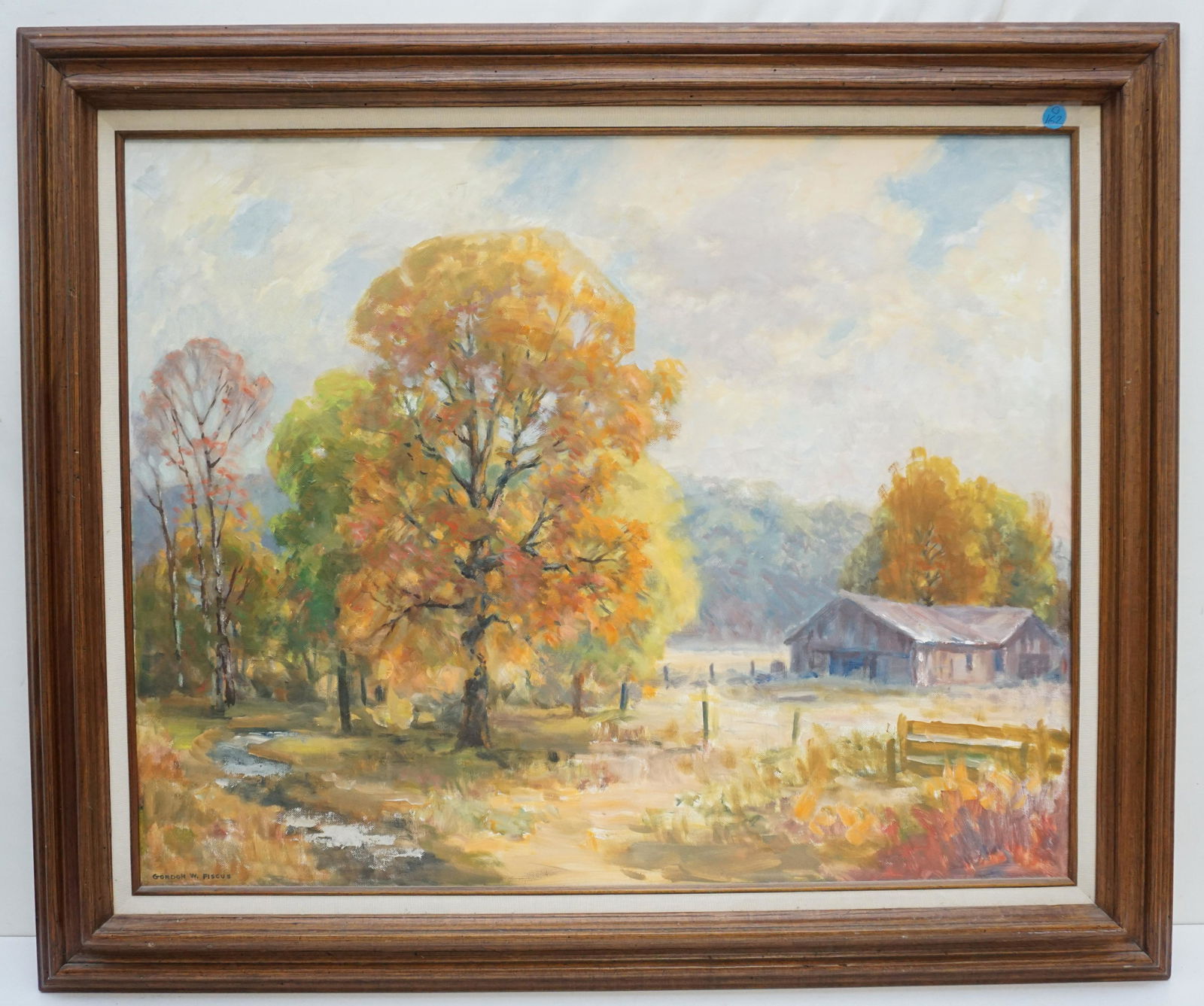 GORDON FISCUS (1902-2005) "FALL COLOR" OIL (1 of 6)