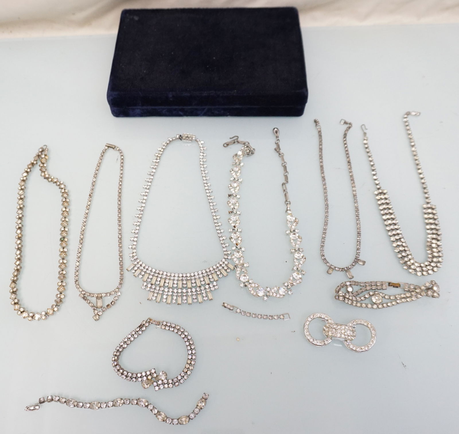 GROUP OF VINTAGE RHINESTONE KRAMER - others + (1 of 6)