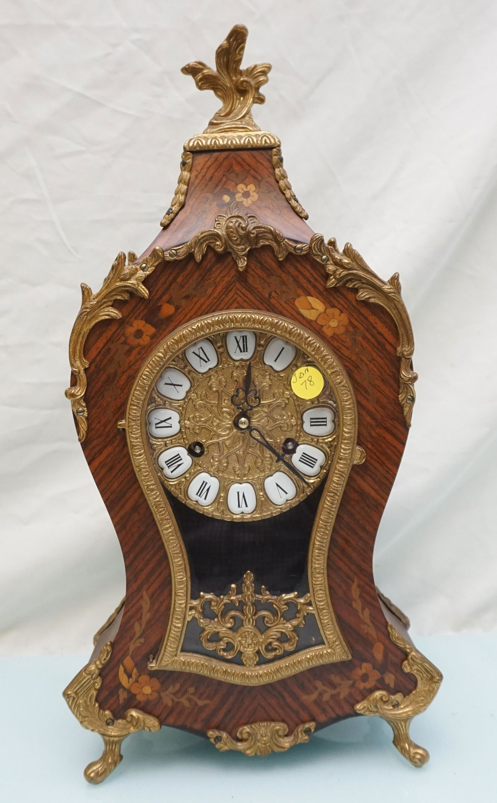 FRANZ HERMLE GERMAN BOULLE CLOCK (1 of 7)
