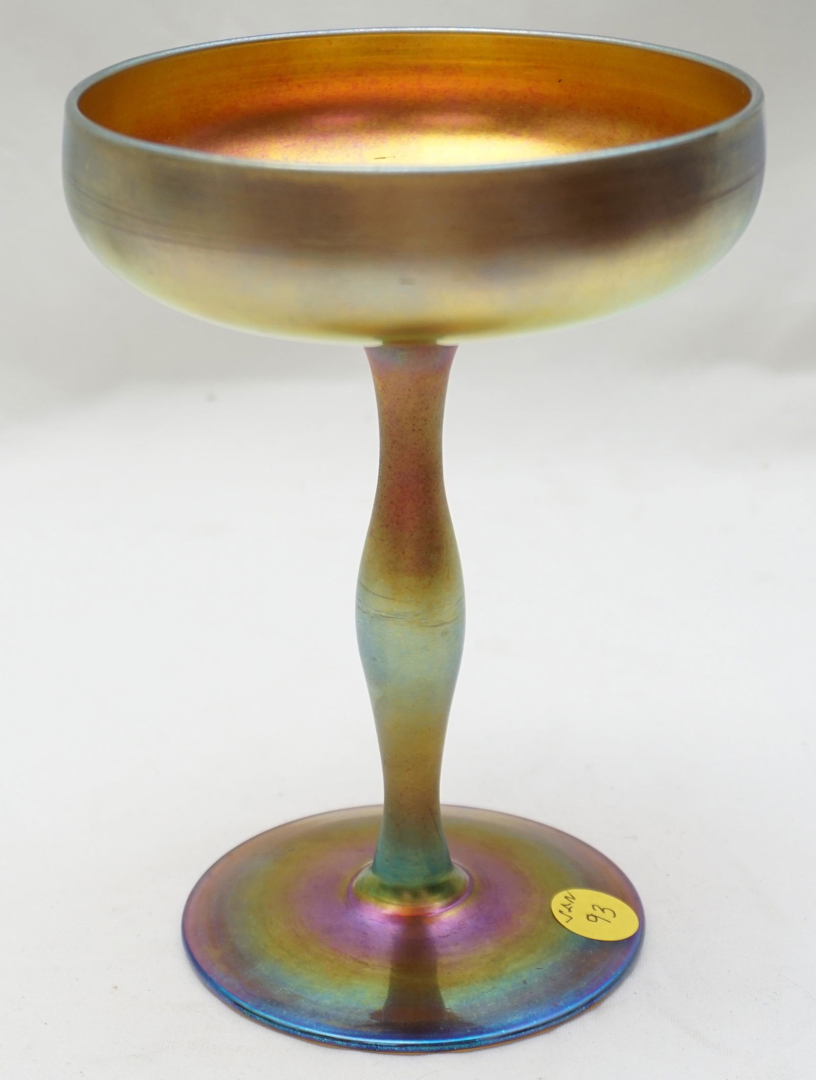 CARDER STEUBEN GOLD AURENE COMPOTE 2642 (1 of 7)