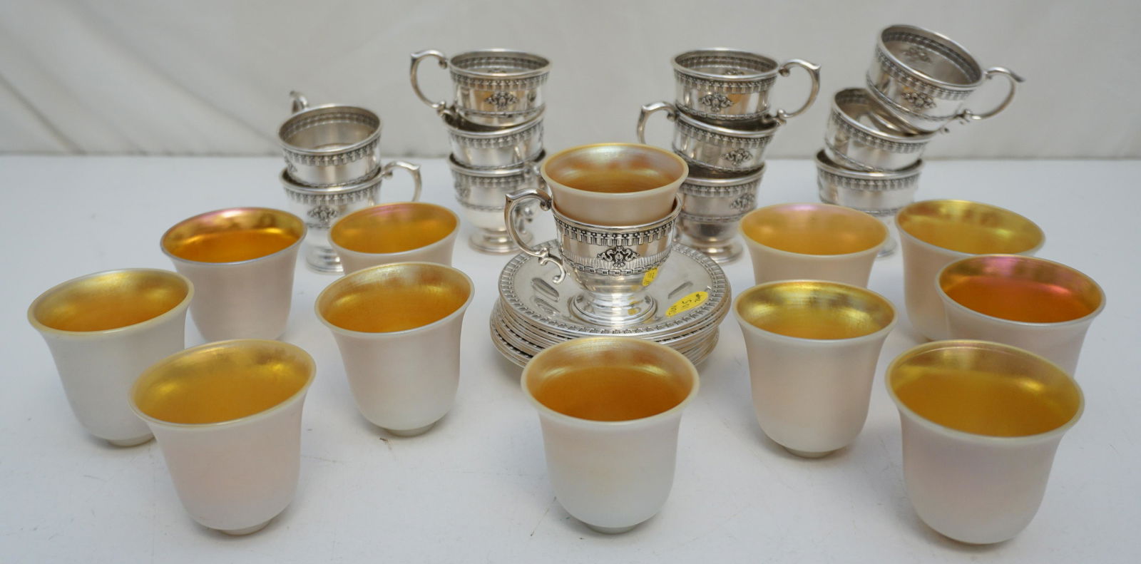 36 PC STERLING SILVER DEMITASSE SET (1 of 8)