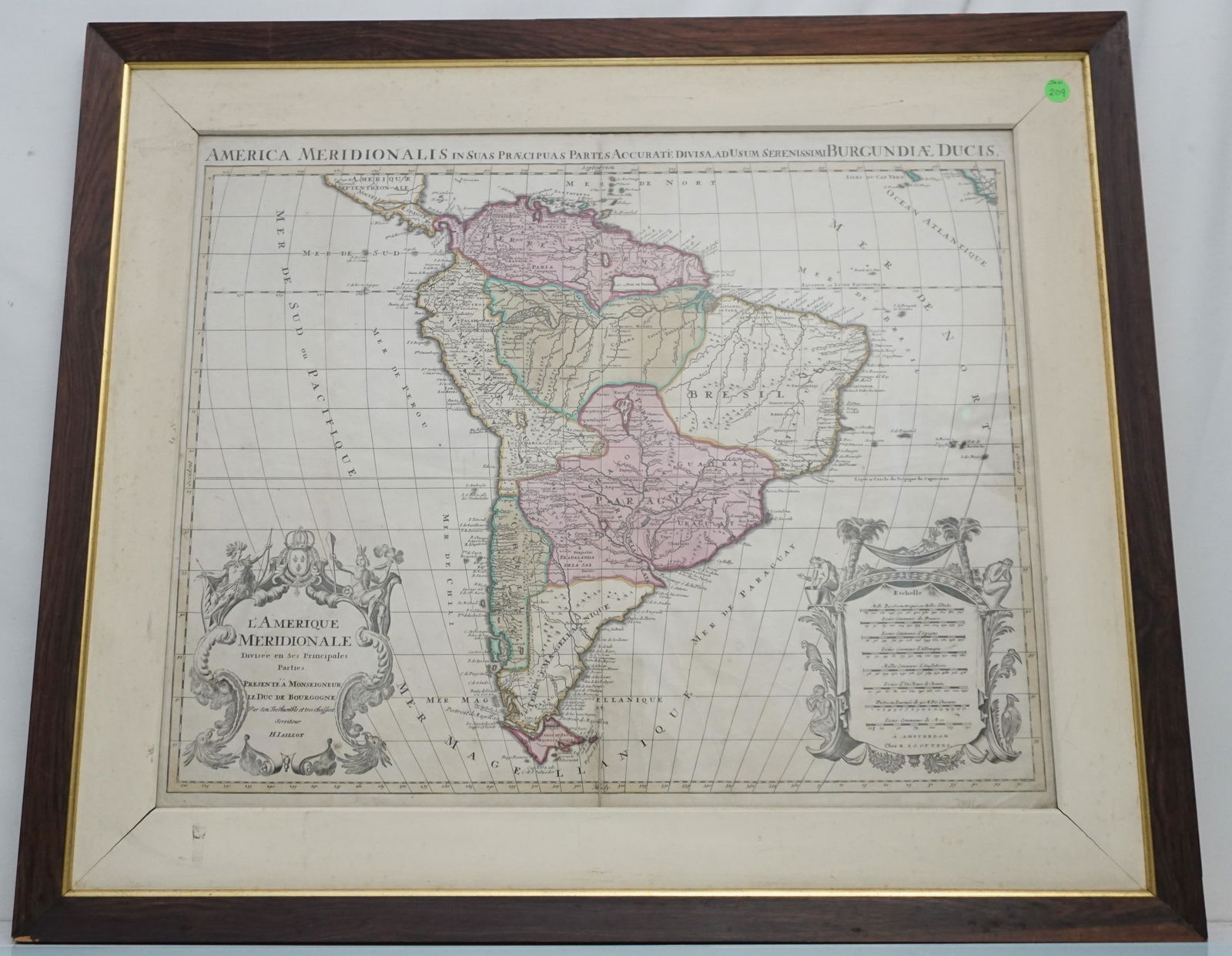 ANTIQUE COPPER ENGRAVING MAP SOUTH AMERICA (1 of 6)