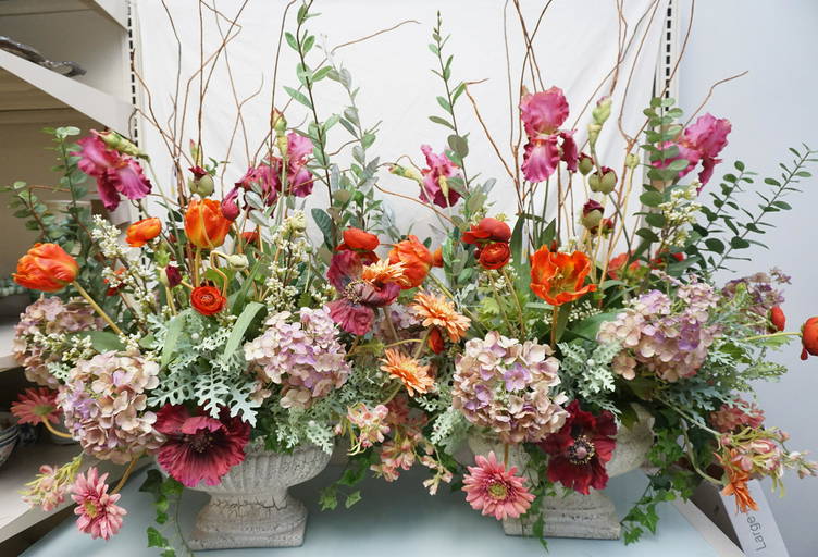 Ndi Large Faux Floral Arrangements
