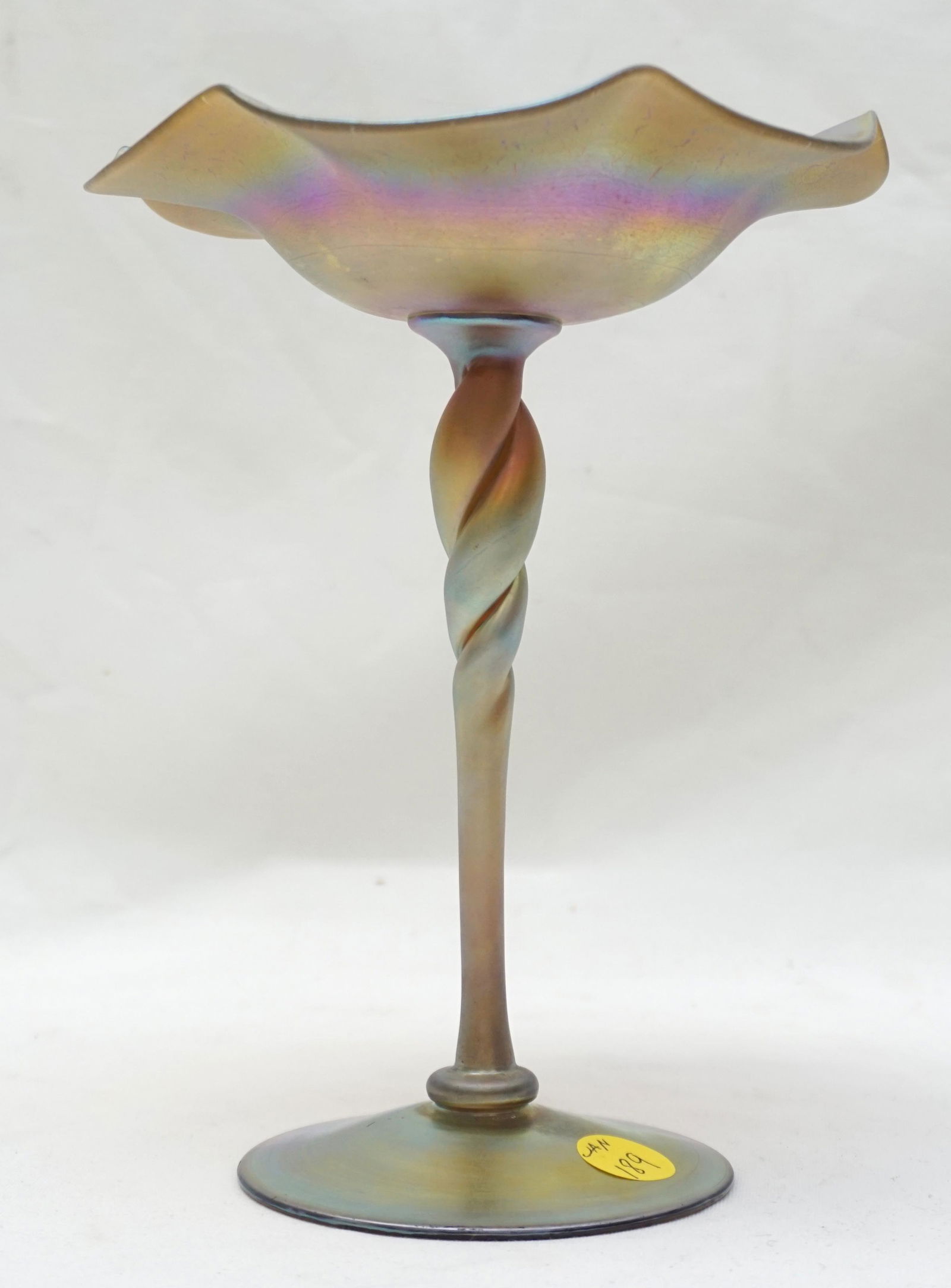 CARDER STEUBEN GOLD AURENE COMPOTE 172 (1 of 7)