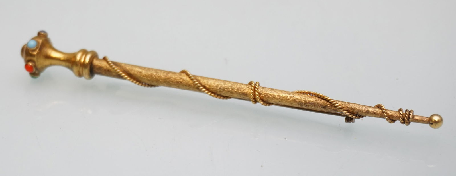 VICTORIAN SCOTTISH DIRK KILT BROOCH (1 of 4)