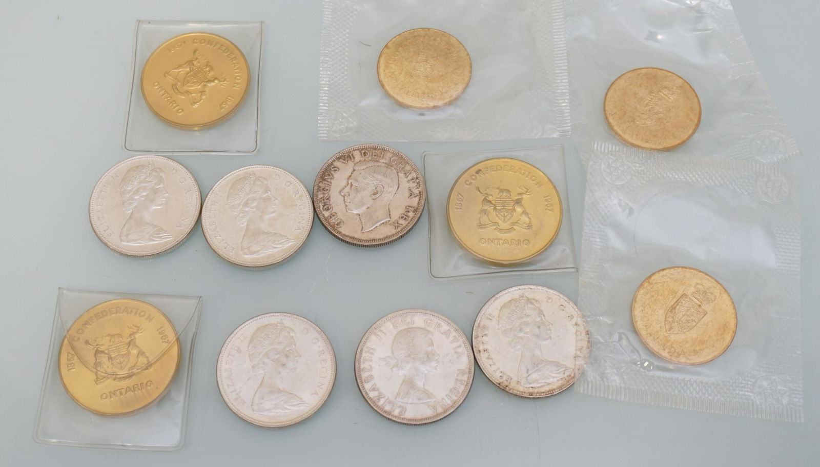 12 COLLECTIBLE SILVER CANADIAN COINS + (1 of 3)