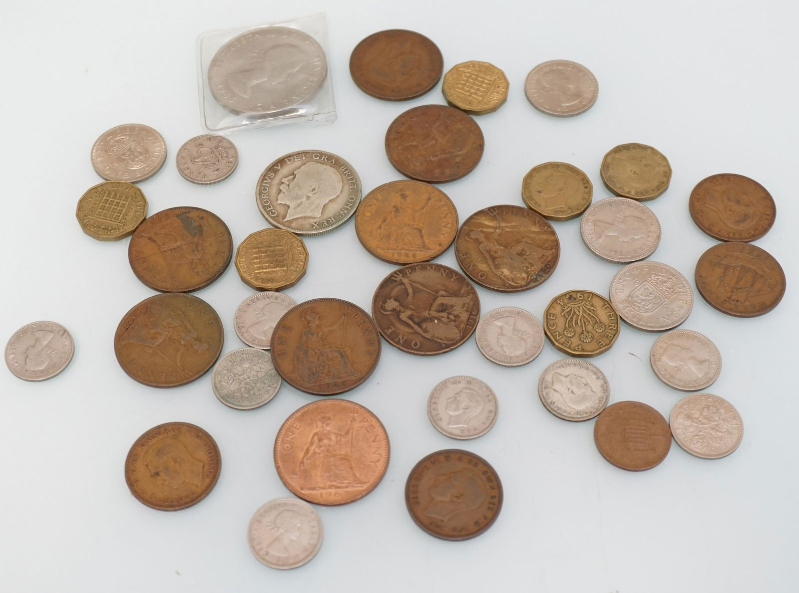 LARGE GROUP BRITISH UK COINS (1 of 4)