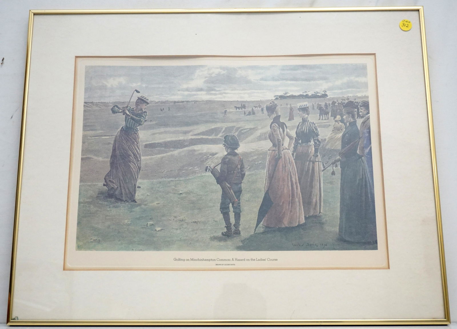 VINTAGE LUCIEN DAVIS GOLFING ON MINCHINHAMPTON (1 of 5)