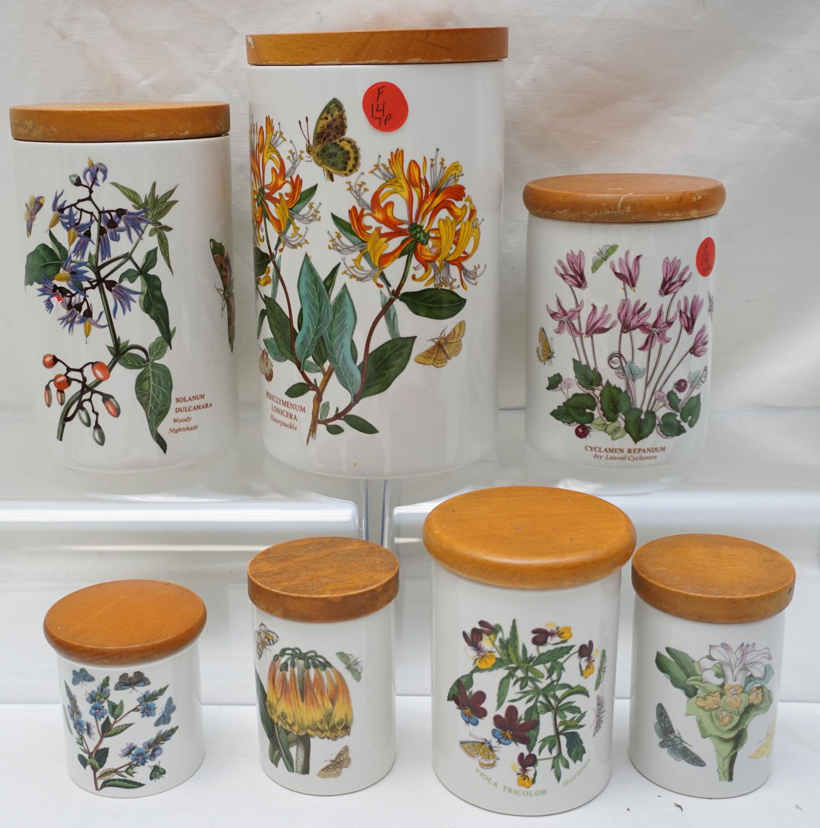 7 PORTMEIRION BOTANIC GARDEN CANISTER / JARS (1 of 8)