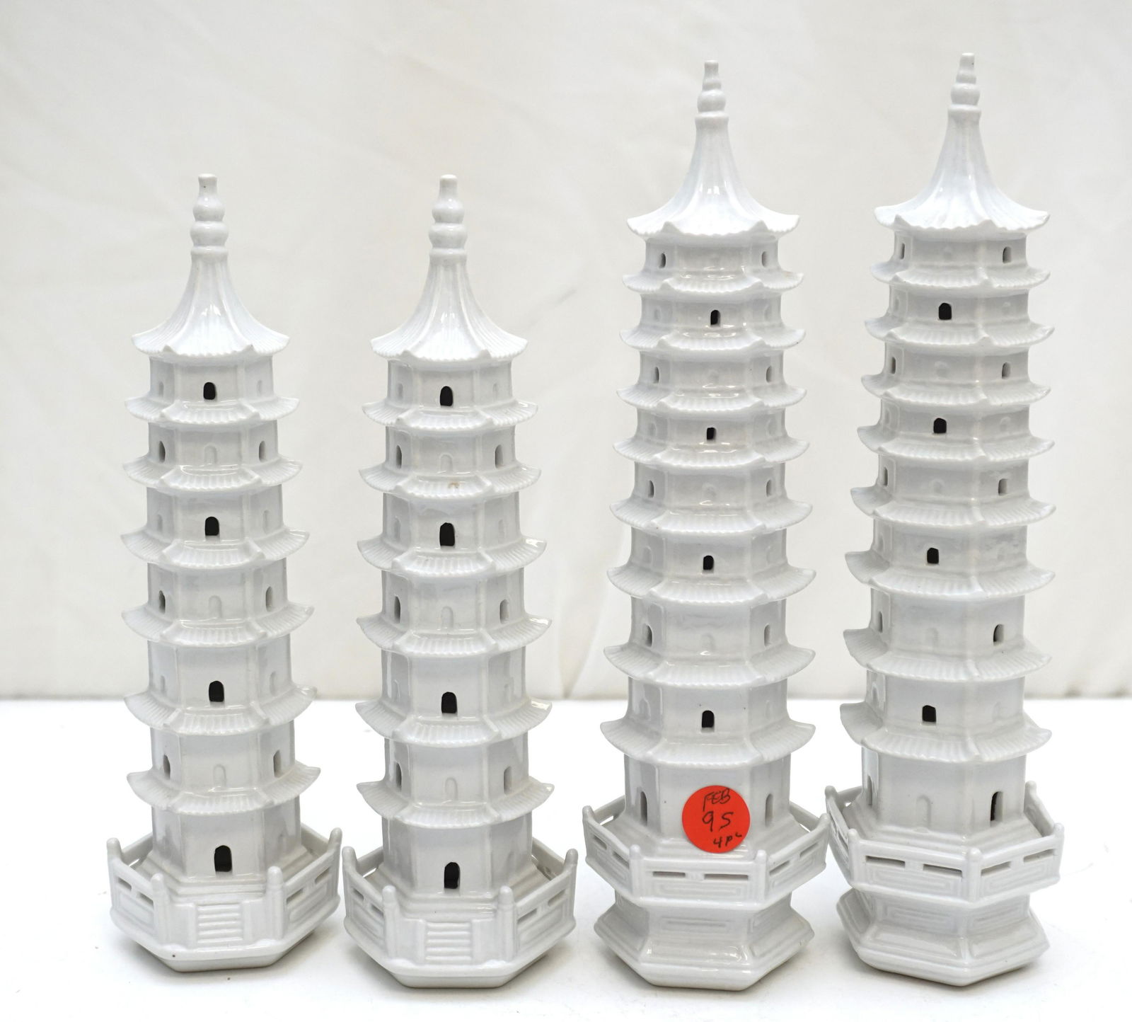 4 BLANC DE CHINE PAGODAS (1 of 4)