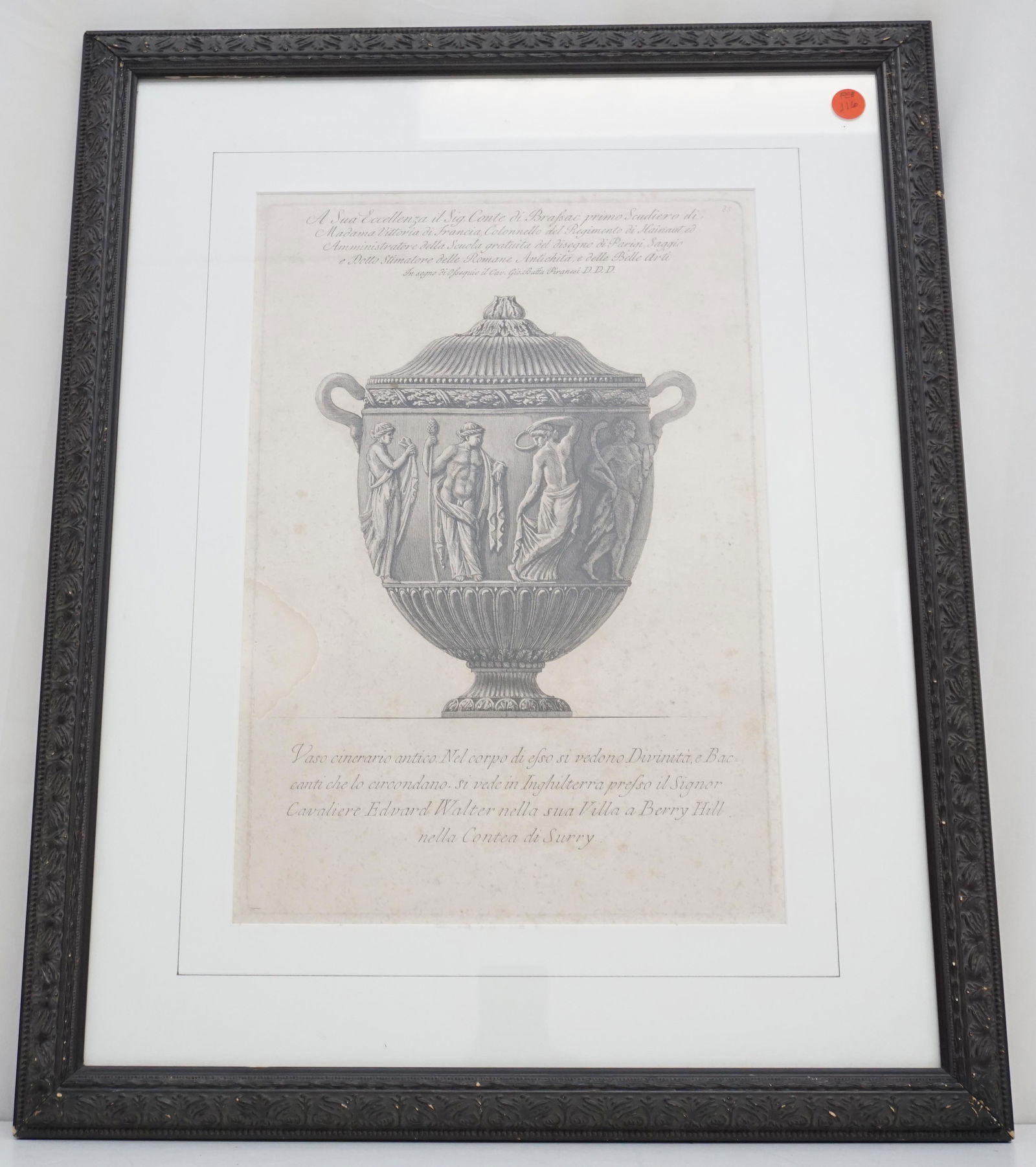 PIRANESI COPPER PLATE ENGRAVING (1 of 6)