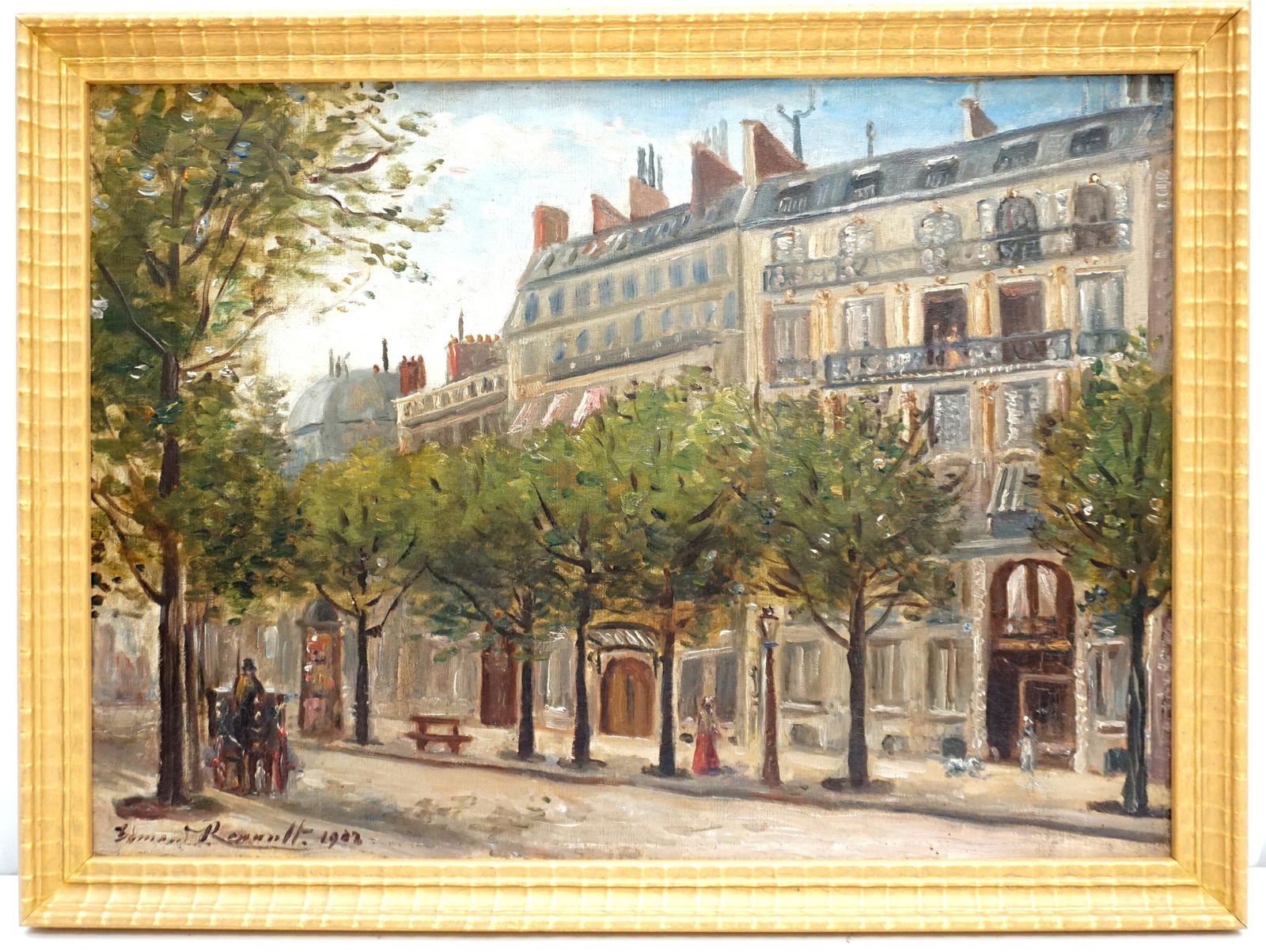 CHARLES EDMOND RENAULT (1829-1905) FRENCH IMPRESSIONIST (1 of 5)