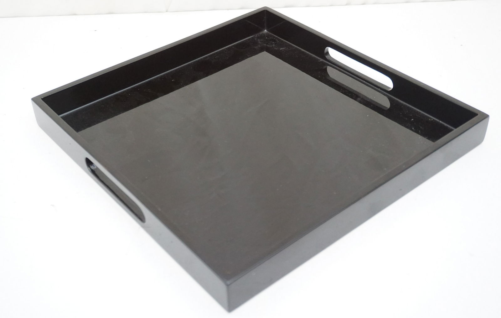 JAPANESE BLACK LACQUER TRAY (1 of 3)