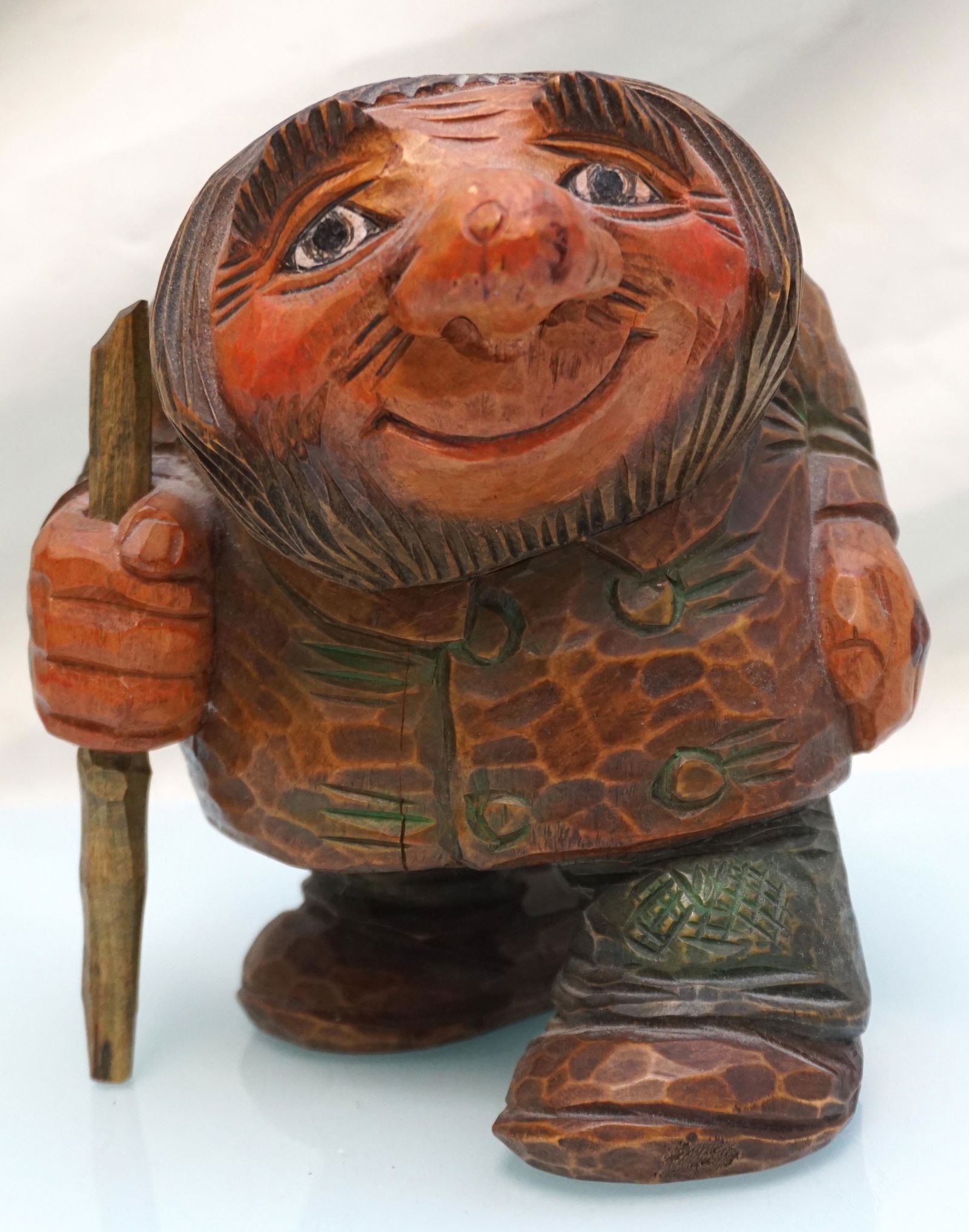 VINTAGE OTTO SVEEN CARVED TROLL (1 of 5)