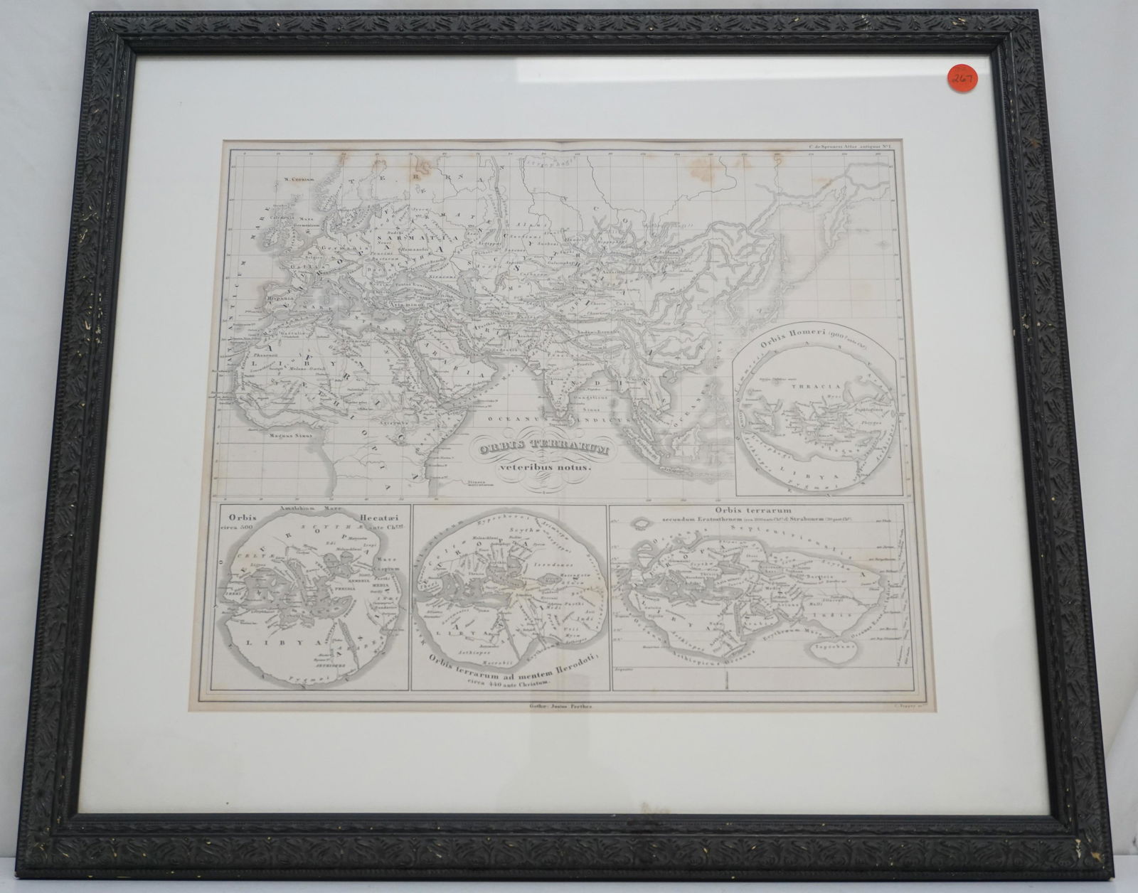 WORLD MAP GOTHA JUSTUS PERTHES (1 of 7)