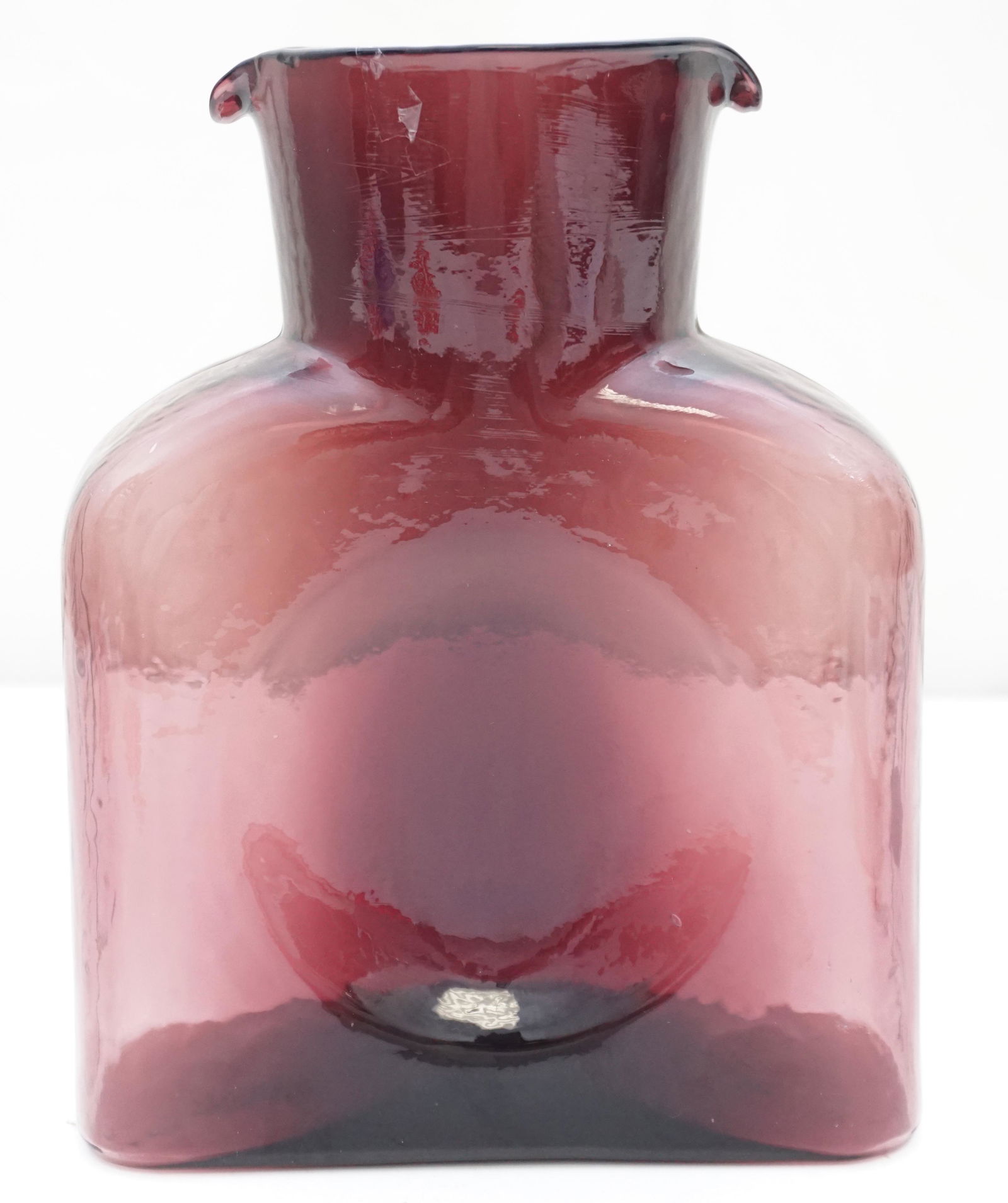 SIGNED BLENKO AMETHYST DECANTER (1 of 6)