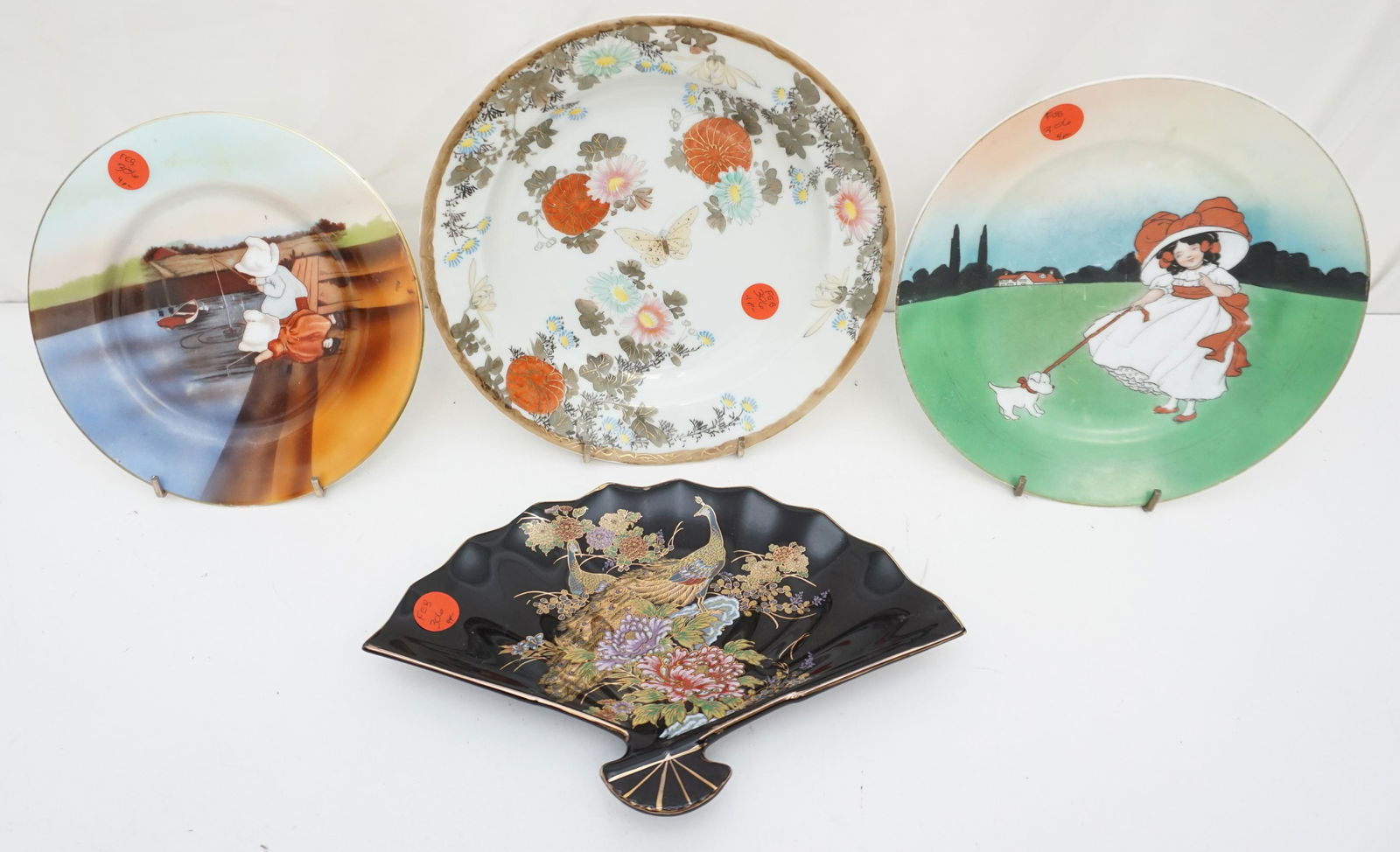 4 VTG PLATES INCL ROYAL BAYREUTH (1 of 8)