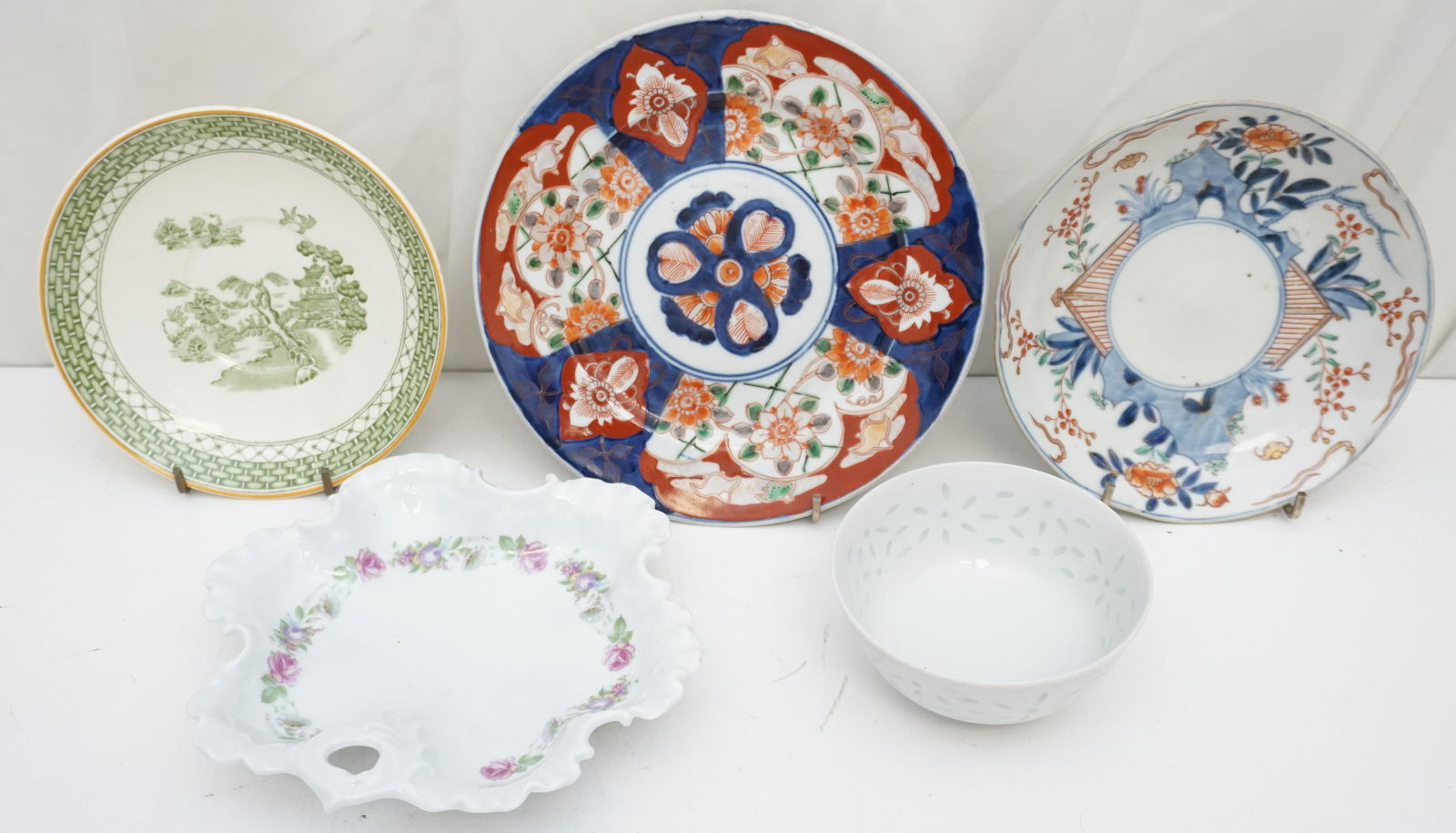 5 PC PORCELAIN LIMOGES - CHINESE (1 of 10)