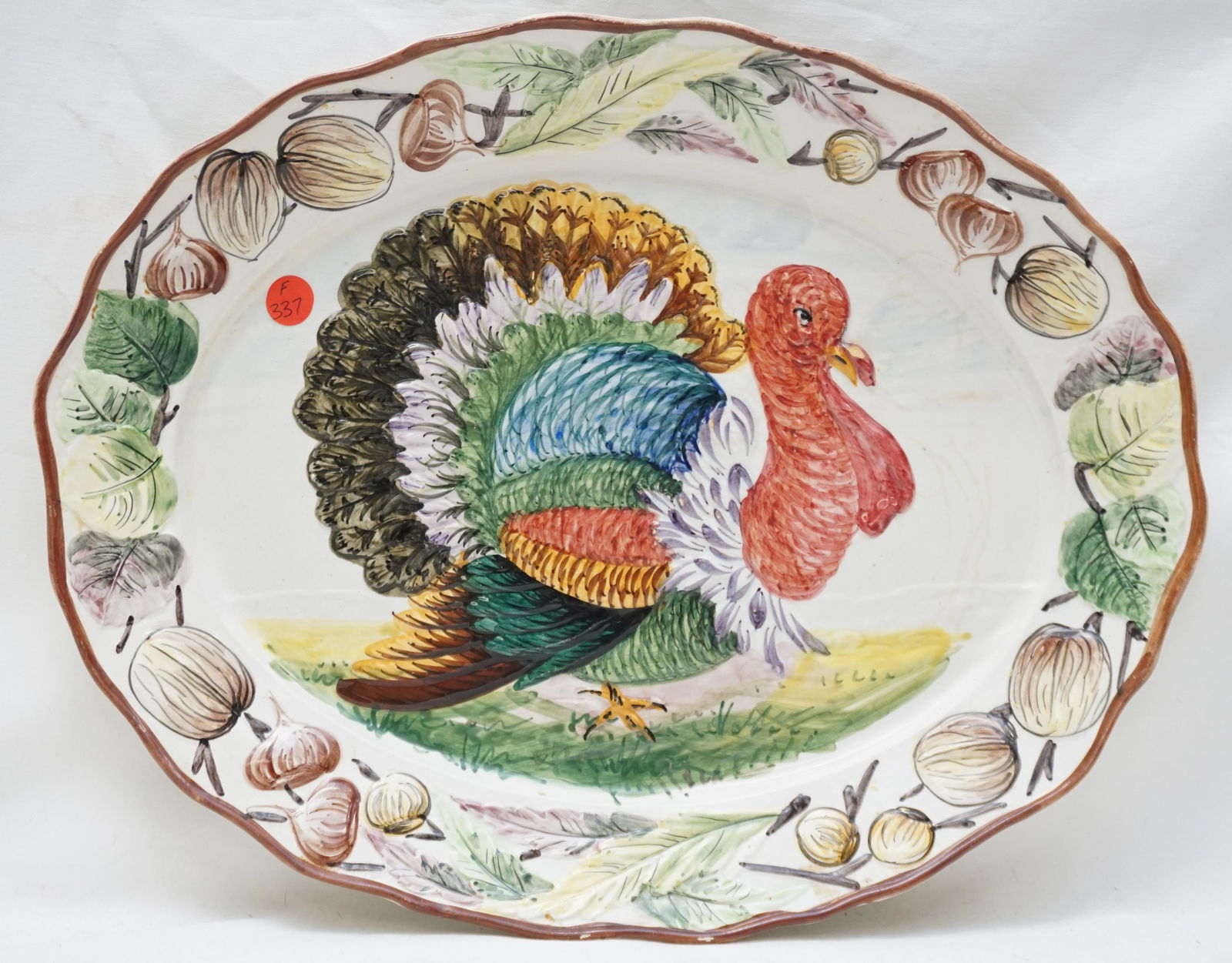 LARGE ITALIAN TURKEY PLATTER (1 of 7)