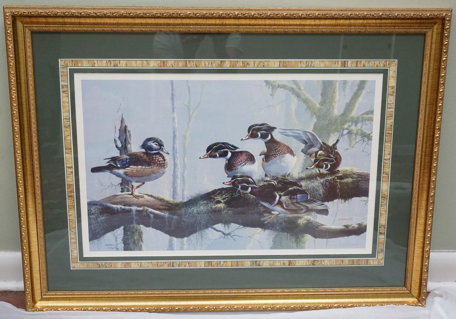 PROFESSIONALLY FRAMED 1993 SEWE PRING (1 of 5)