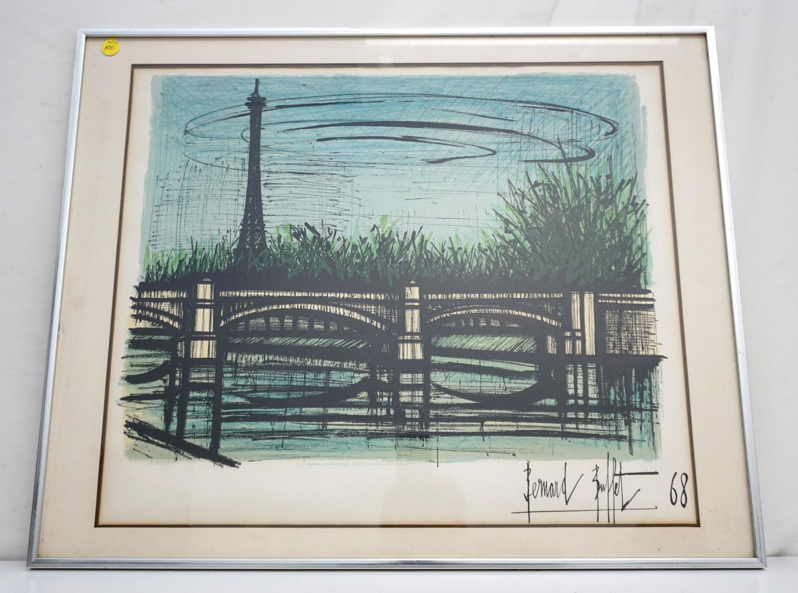 BERNARD BUFFET MCM LE PONT PONT DE GRENELLE LITHOGRAPH (1 of 7)