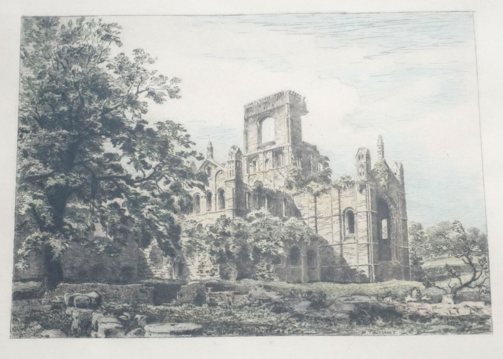 HENRI TOUSSAINT AQUATINT ETCHING (1 of 4)