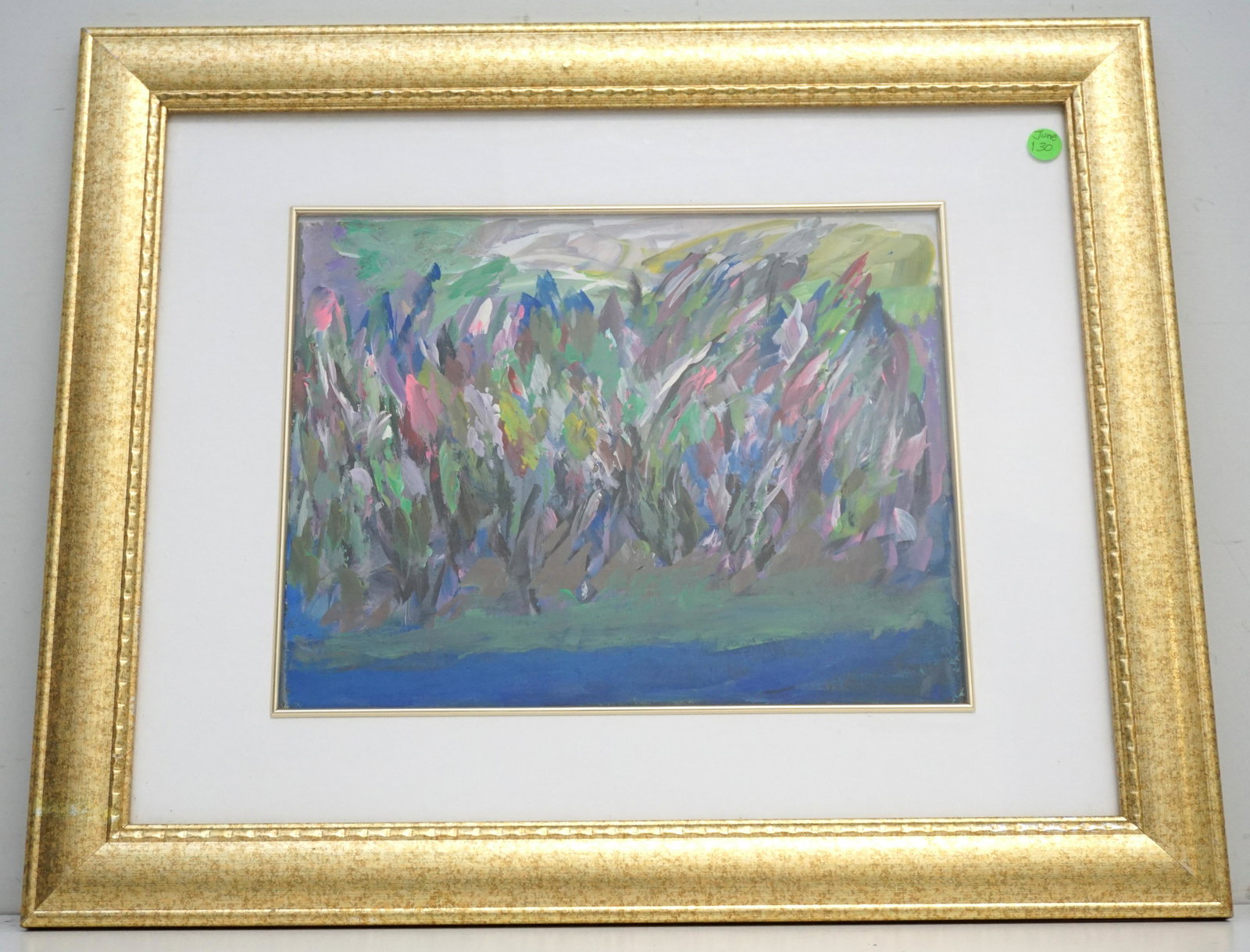 CONTEMPORARY FRAMED ABSTRACT OIL - PIZZUTO (1 of 8)