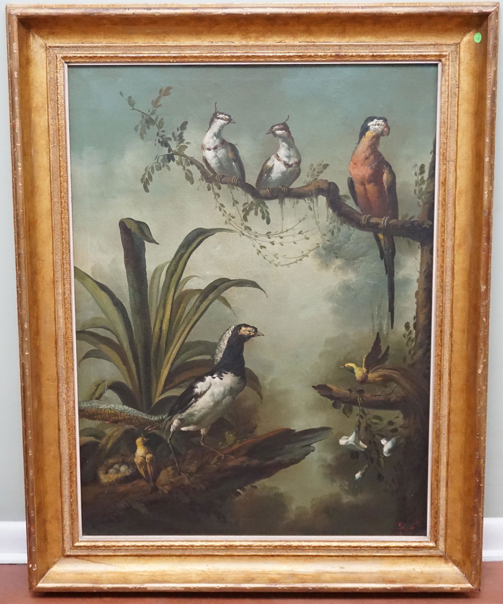 LARGE IRA MONTE OIL TROPICAL BIRDS (1 of 8)