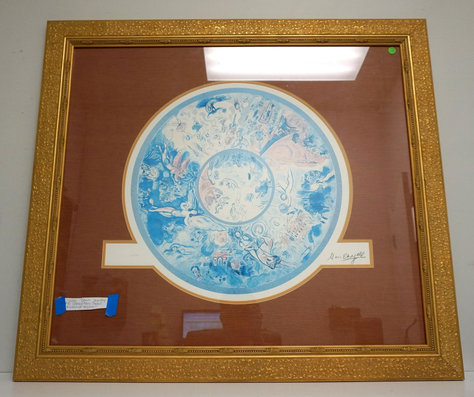 LARGE MARC CHAGALL PARIS OPERA IN BLUE (1 of 5)