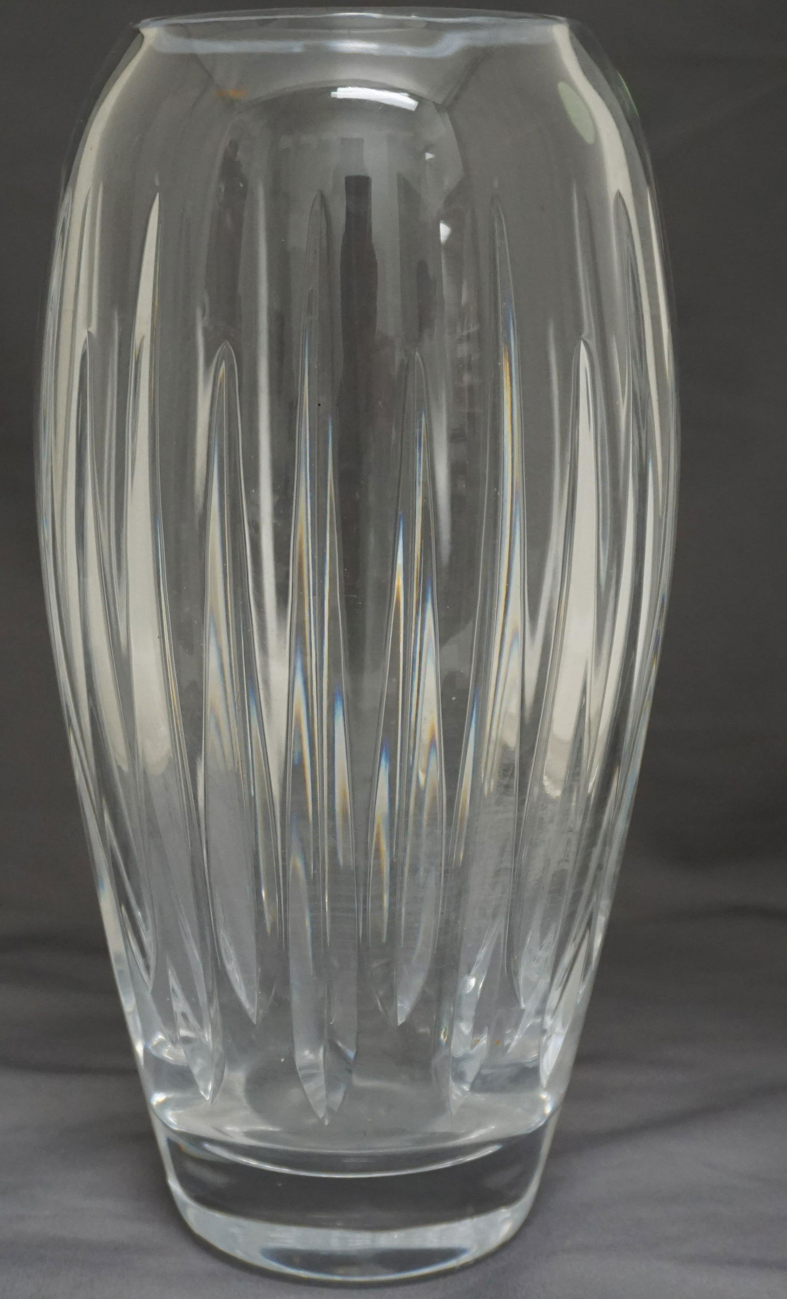 LARGE MIKASA ROGASKA CRYSTAL VASE (1 of 5)
