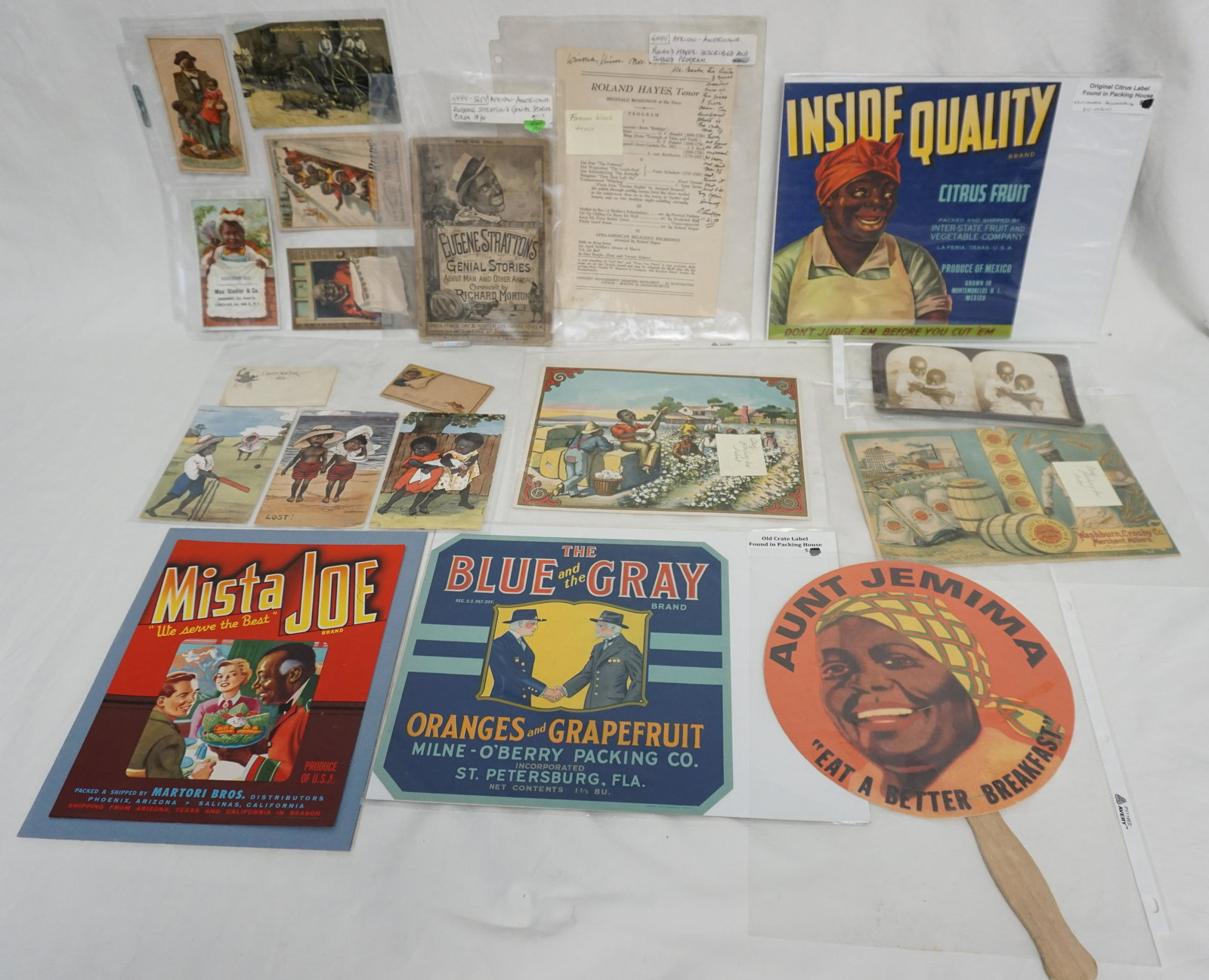19 PC ANTIQUE & VINTAGE AFRICAN AMERICAN MEMORABILIA (1 of 11)