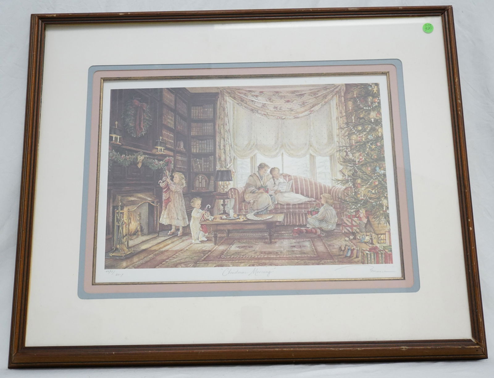 TRISHA ROMANCE CHRISTMAS MORNING LTD ED PRINT (1 of 4)