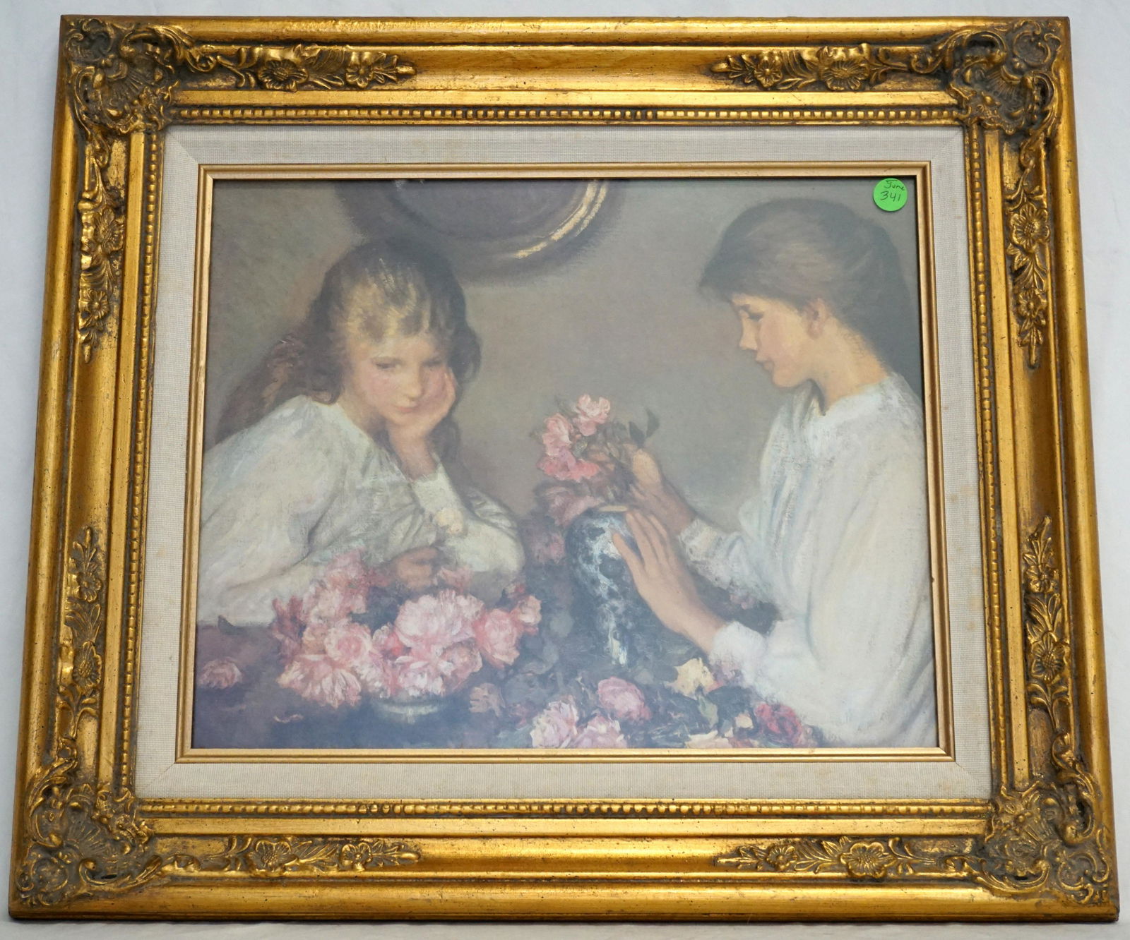 CHILDREN & ROSES PRINT GEORGE CLAUSEN (1 of 8)