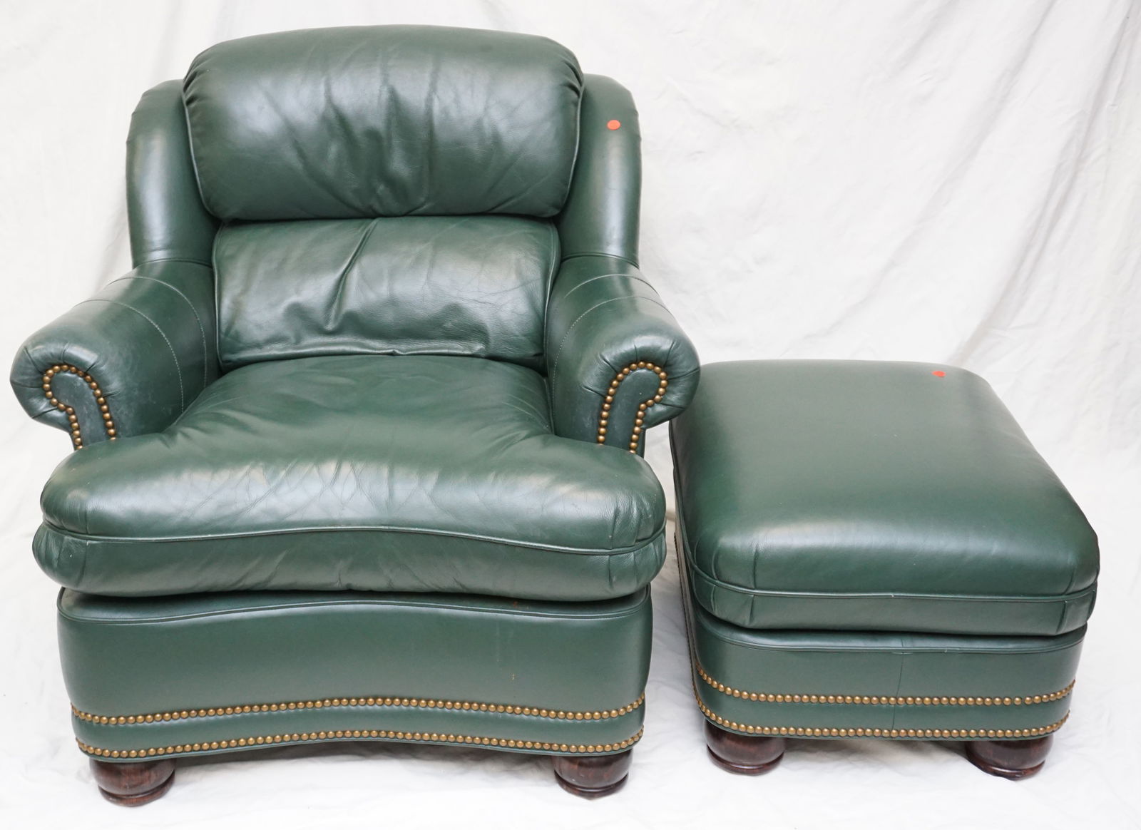 HANCOCK & MOORE AUSTIN CHAIR & OTTOMAN (1 of 6)