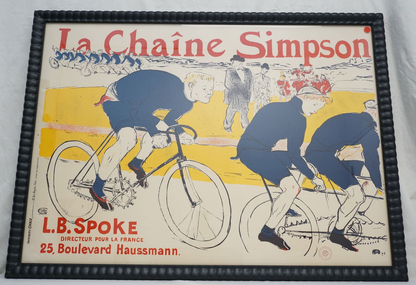 LA CHAINE SIMPSON TOULOUSE LAUTREC FRAMED POSTER (1 of 8)