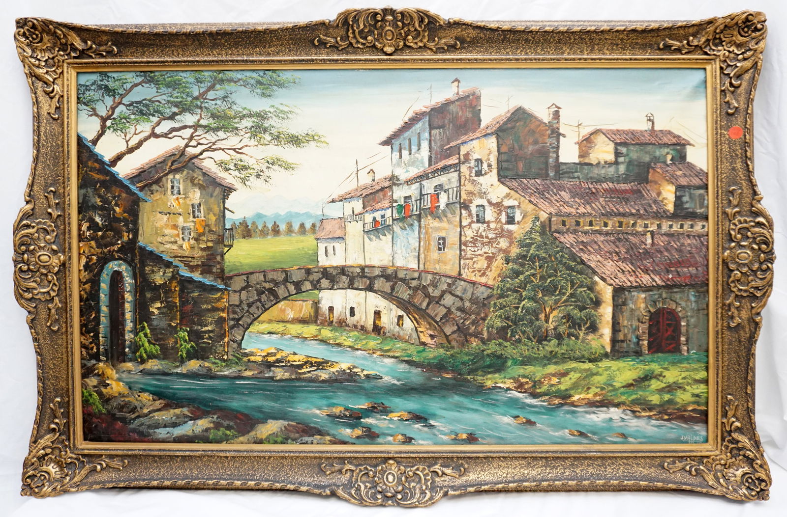 MEDITERRANEAN VILLAGE MCM PAINTING (1 of 7)