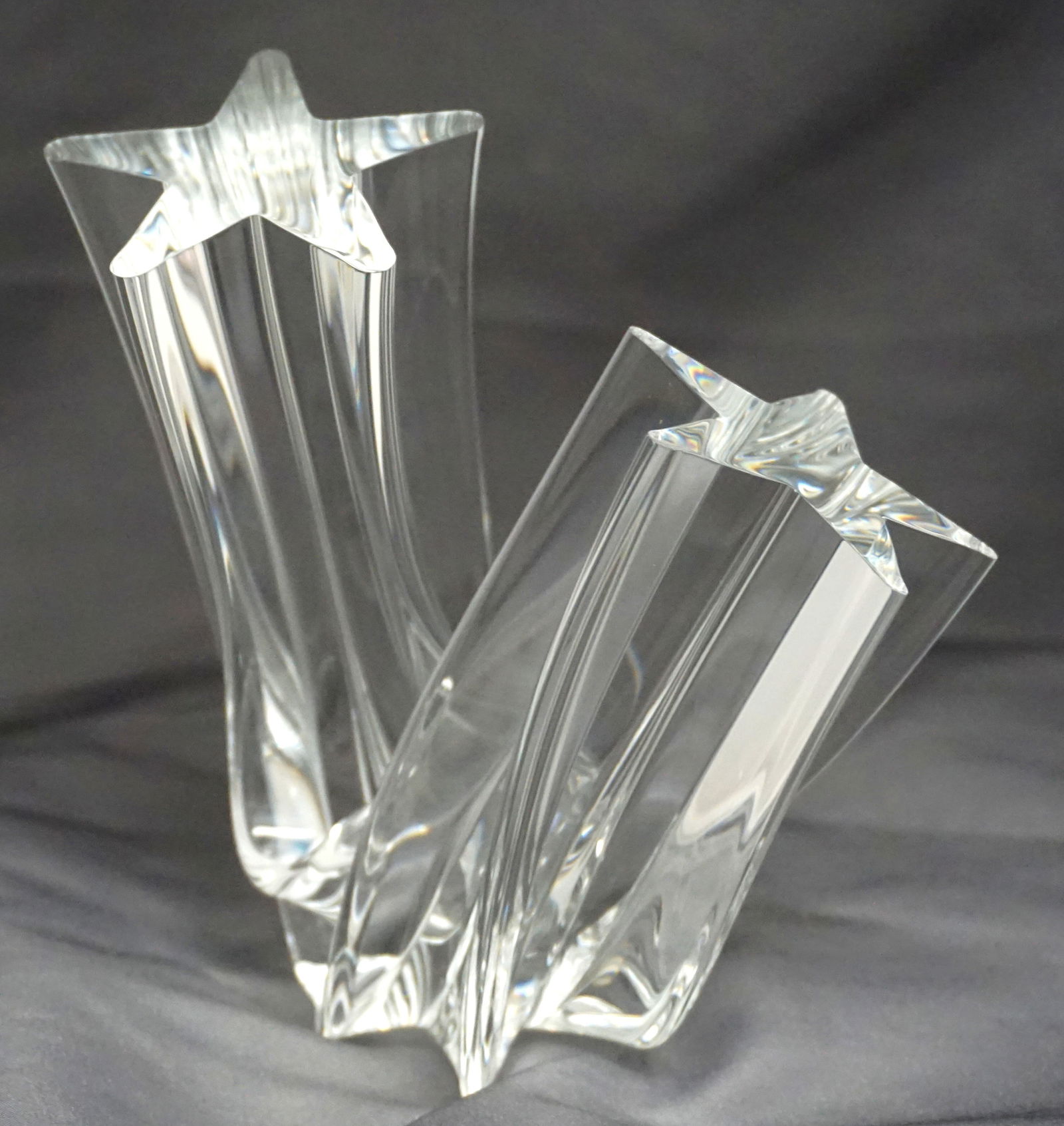 STEUBEN ART GLASS STAR STREAM SCULPTURE (1 of 6)