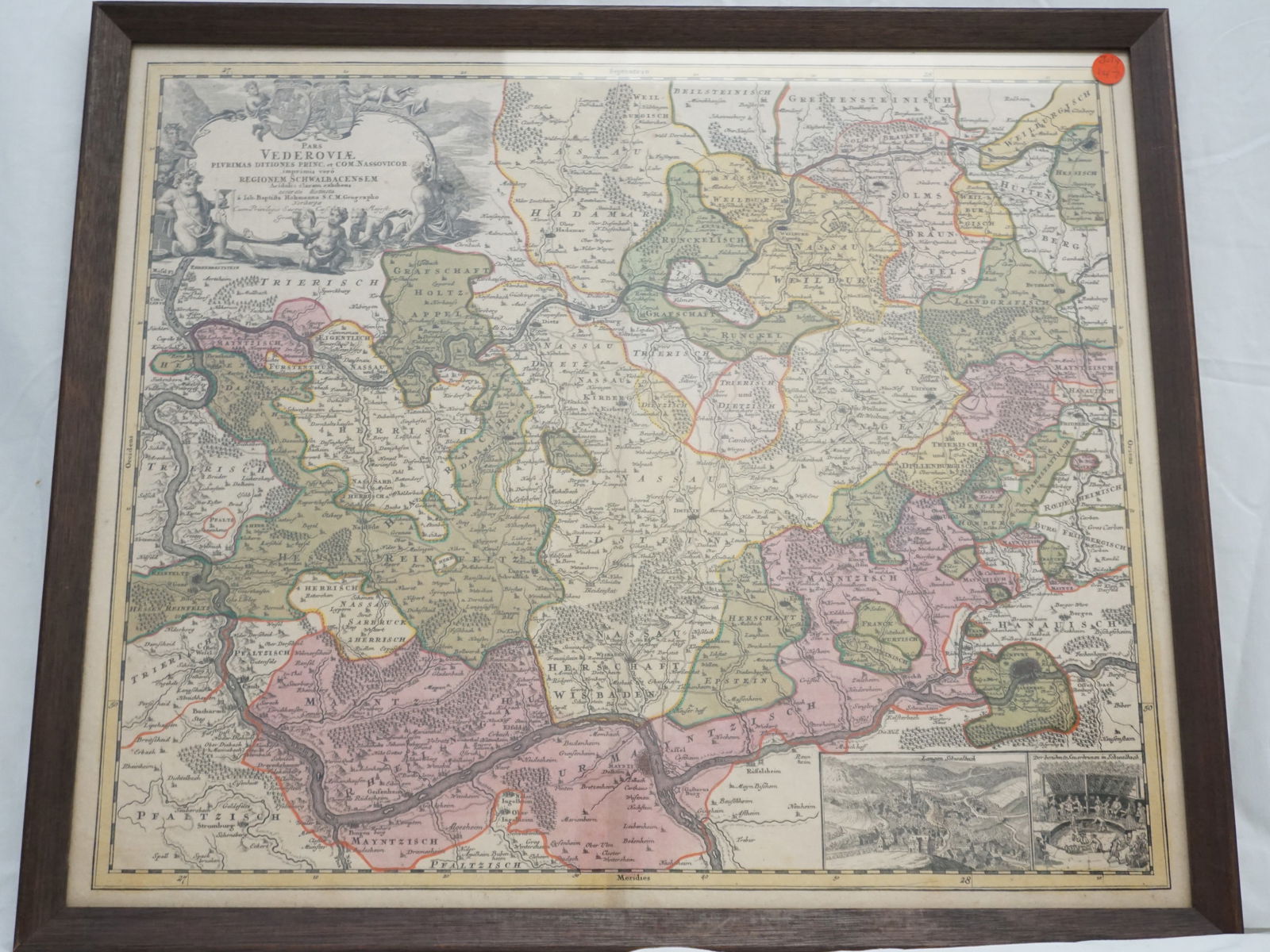 ANTIQUE JOHANNES BAPTISTA HOMANN MAP (1 of 8)