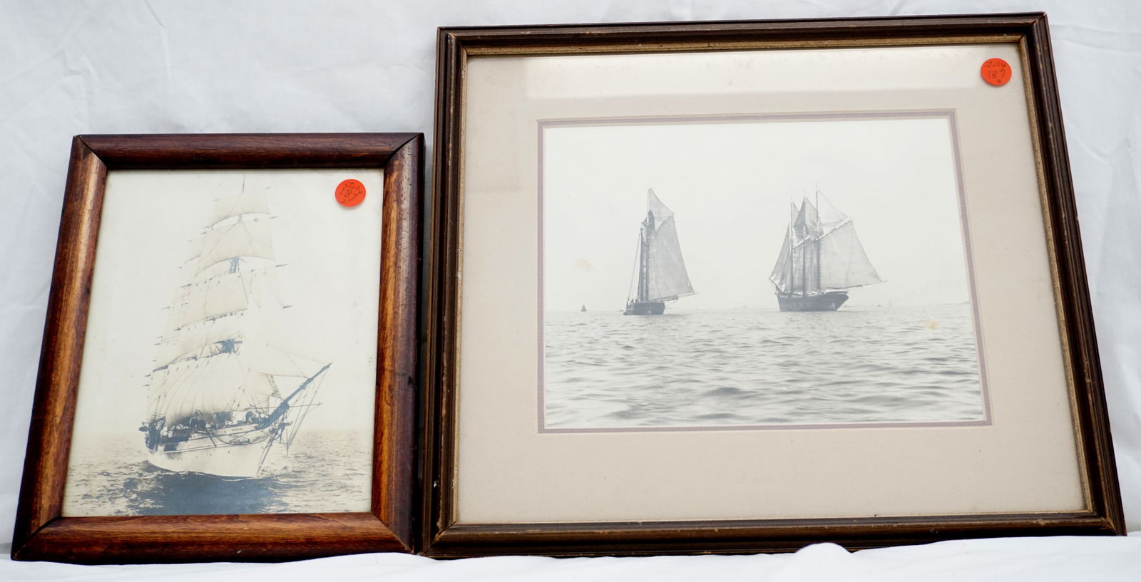 TWO ANTIQUE CLIPPER SHIP PHOTOGRAPHS (1 of 4)