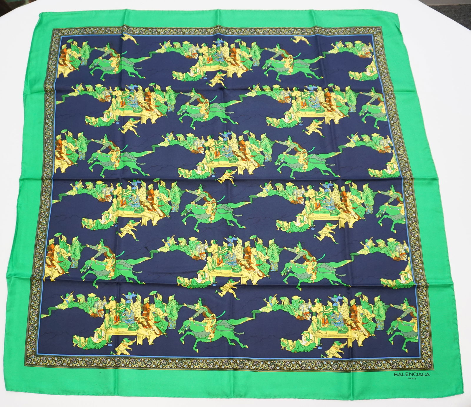 BALENCIAGA SILK SCARF (1 of 5)