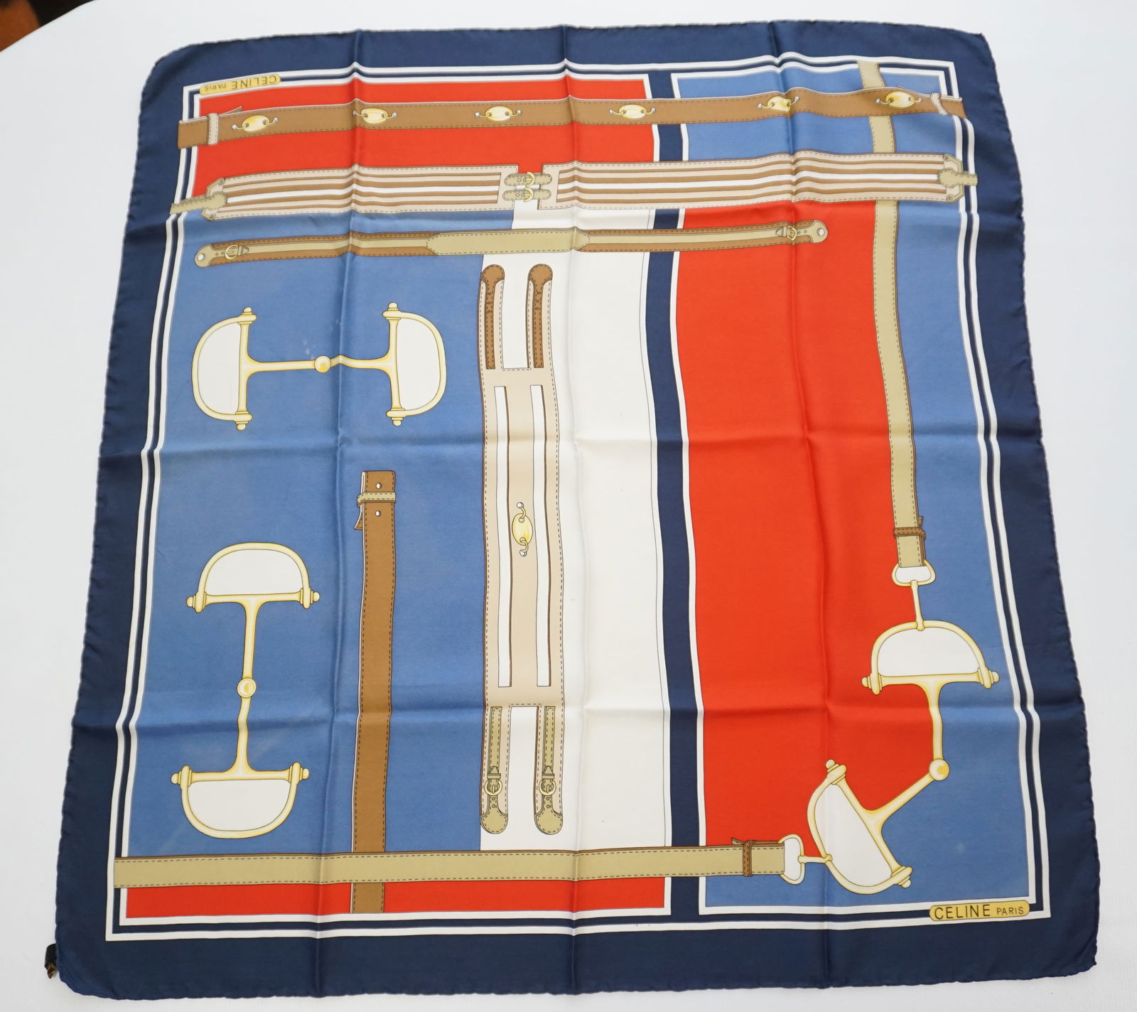 CELINE EQUESTRIAN SILK SCARF (1 of 5)
