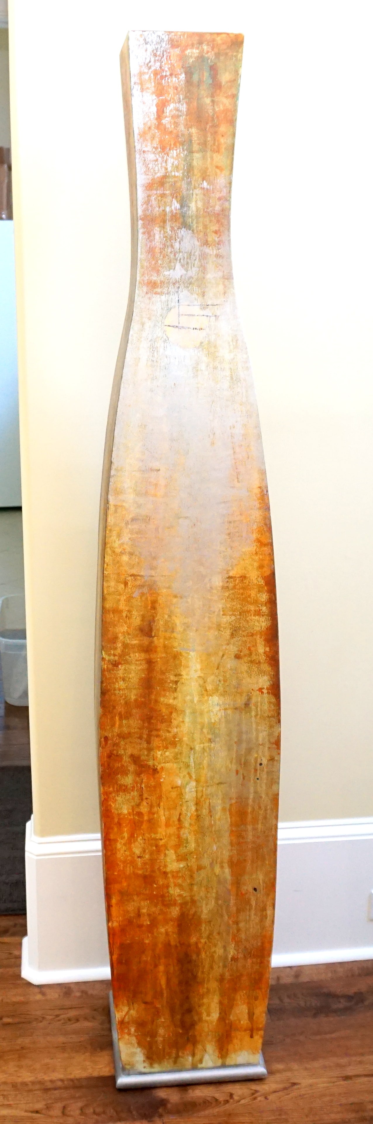 LARGE CONTEMPORARY METAL URN (1 of 9)