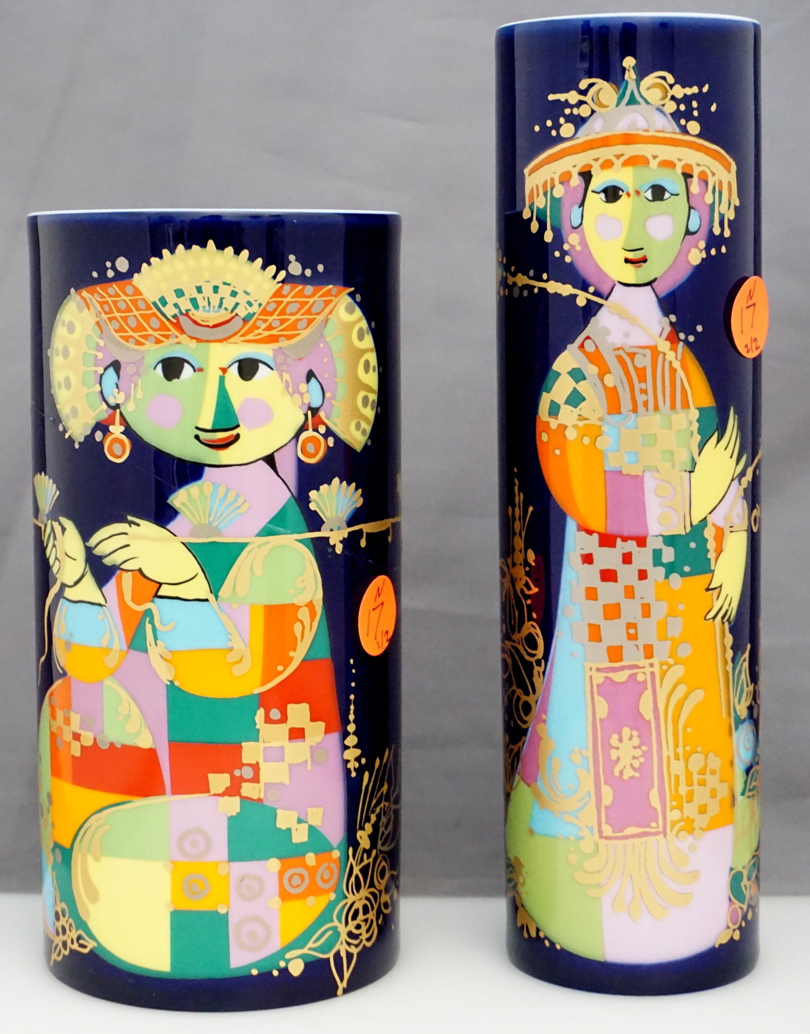 2PC ROSENTHAL BJORN WIINBLAD VASES (1 of 7)