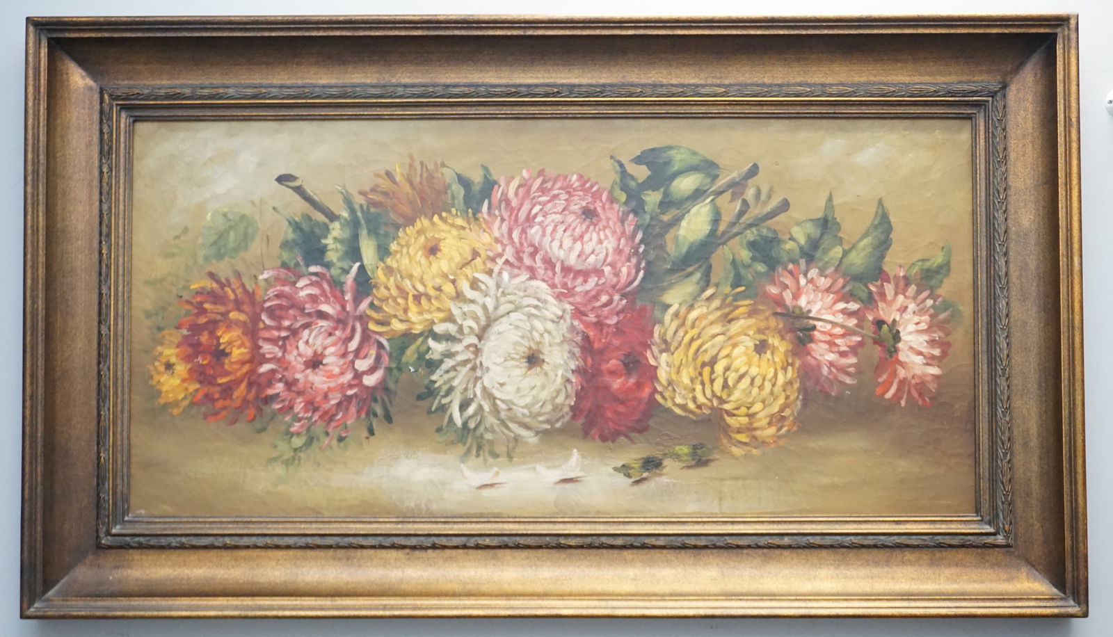 LARGE FLORAL PAINTING (1 of 10)