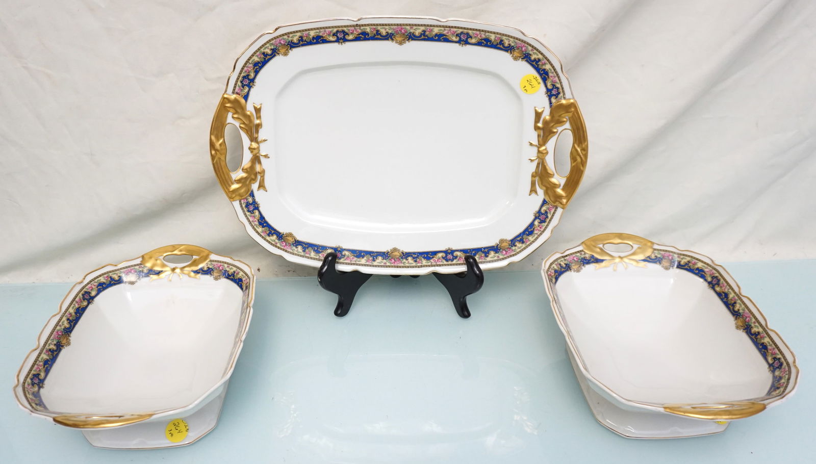 3 pc T & V LIMOGES SERVING PIECES (1 of 4)