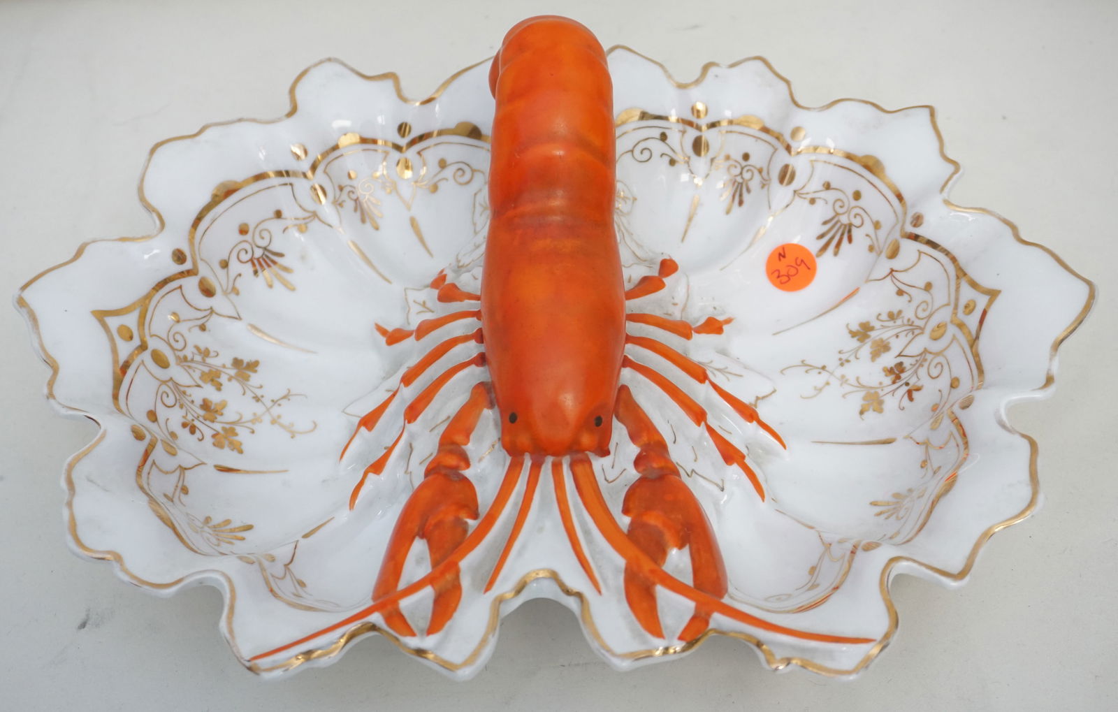 ANTIQUE LOBSTER SERVING PLATTER (1 of 7)